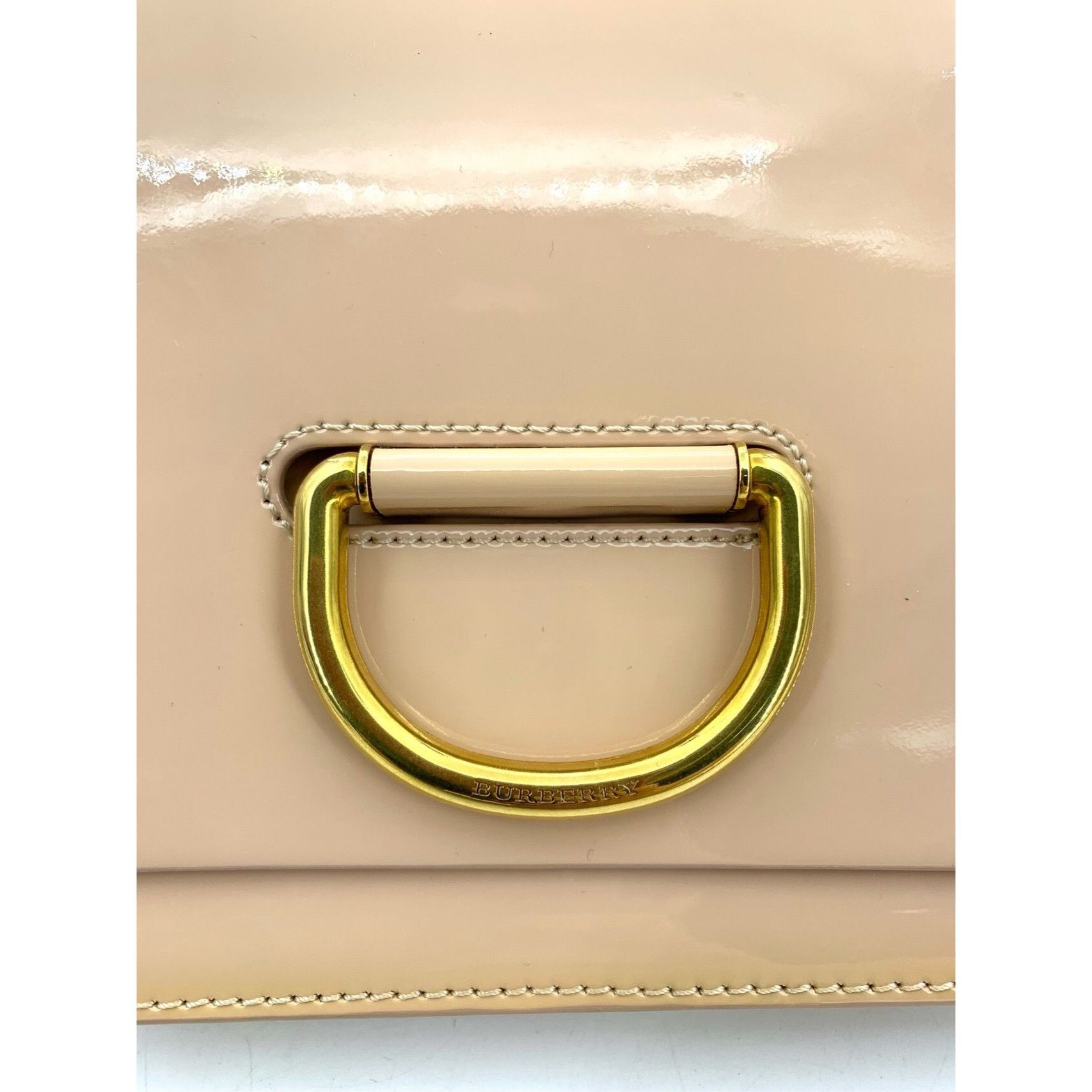 Burberry Burberry Ladies Bright Leather Crossbody Shoulder Bag Beige Size ONE SIZE - 2 Thumbnail