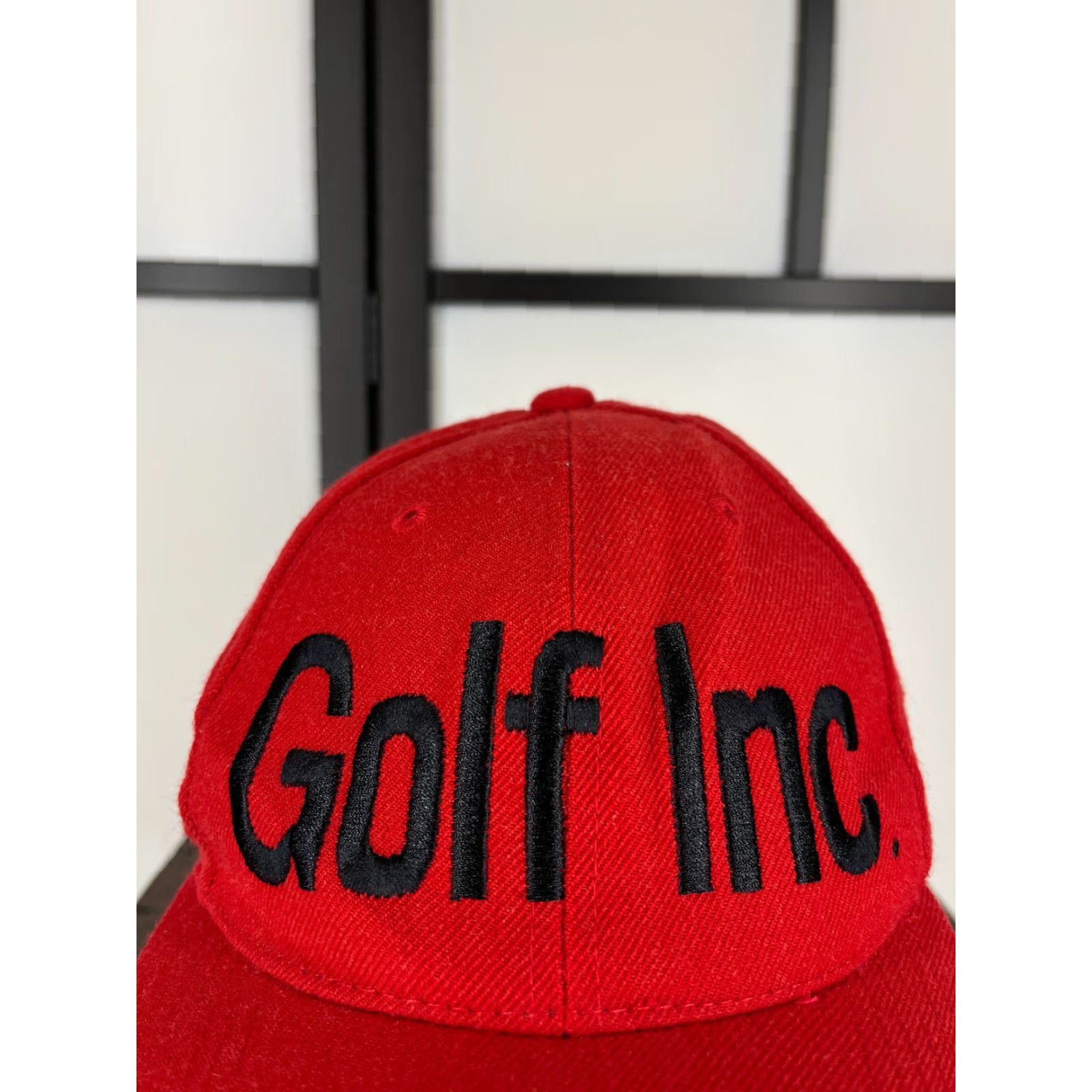 Vintage Sportsman Golf Hat Cap Adjustable Wool Blend Red - Hat, Cap, Logo, Outdoor, Men's, One Size, Adult Mens Size ONE SIZE - 2 Thumbnail