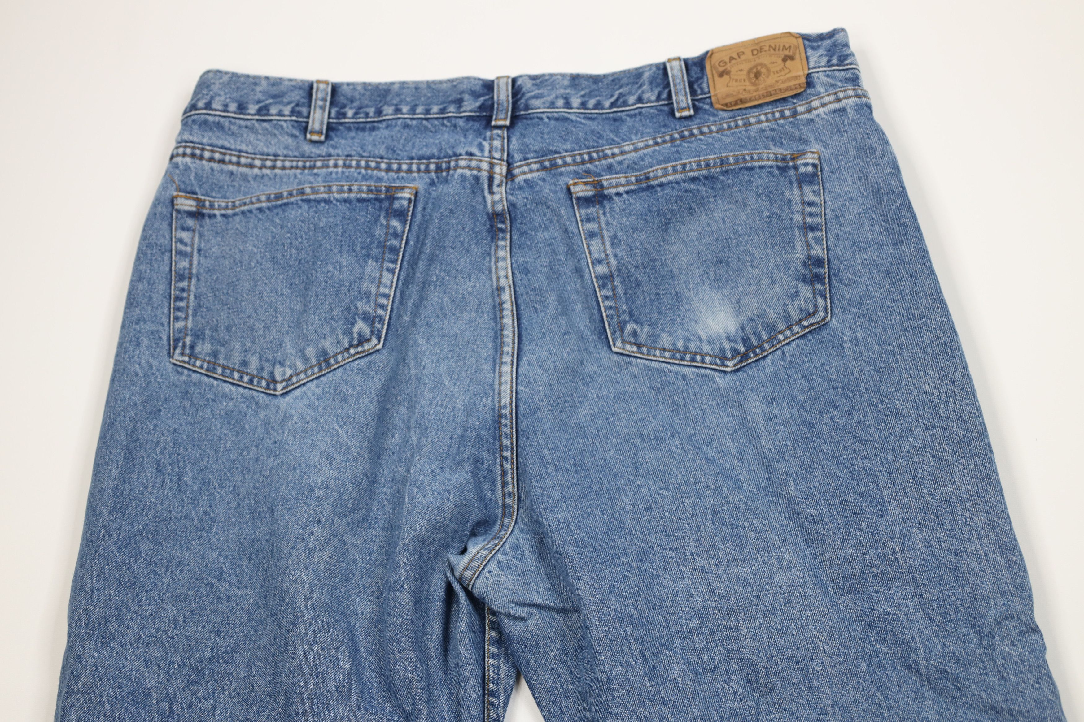 Gap Vintage 90s Gap Relaxed Fit Tapered Leg Denim Jeans Blue USA Size US 40 / EU 56 - 10 Thumbnail