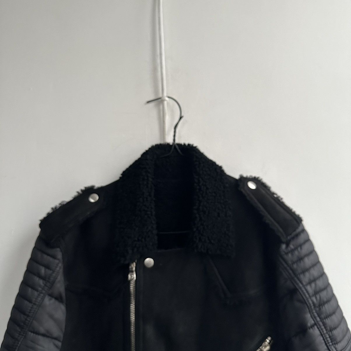 Balmain Shearling Biker Jacket in Black Size US L / EU 52-54 / 3 - 18 Thumbnail