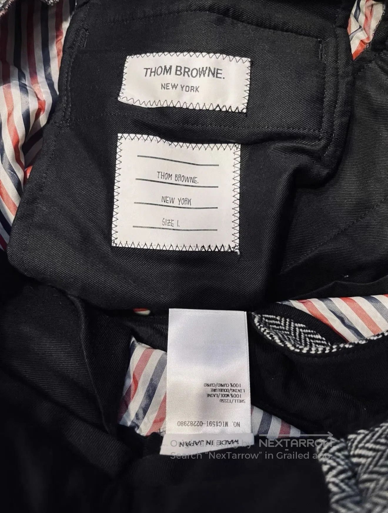 Thom Browne Thom Browne Frayed Edge Wool Trousers. Size US 31 - 5 Thumbnail