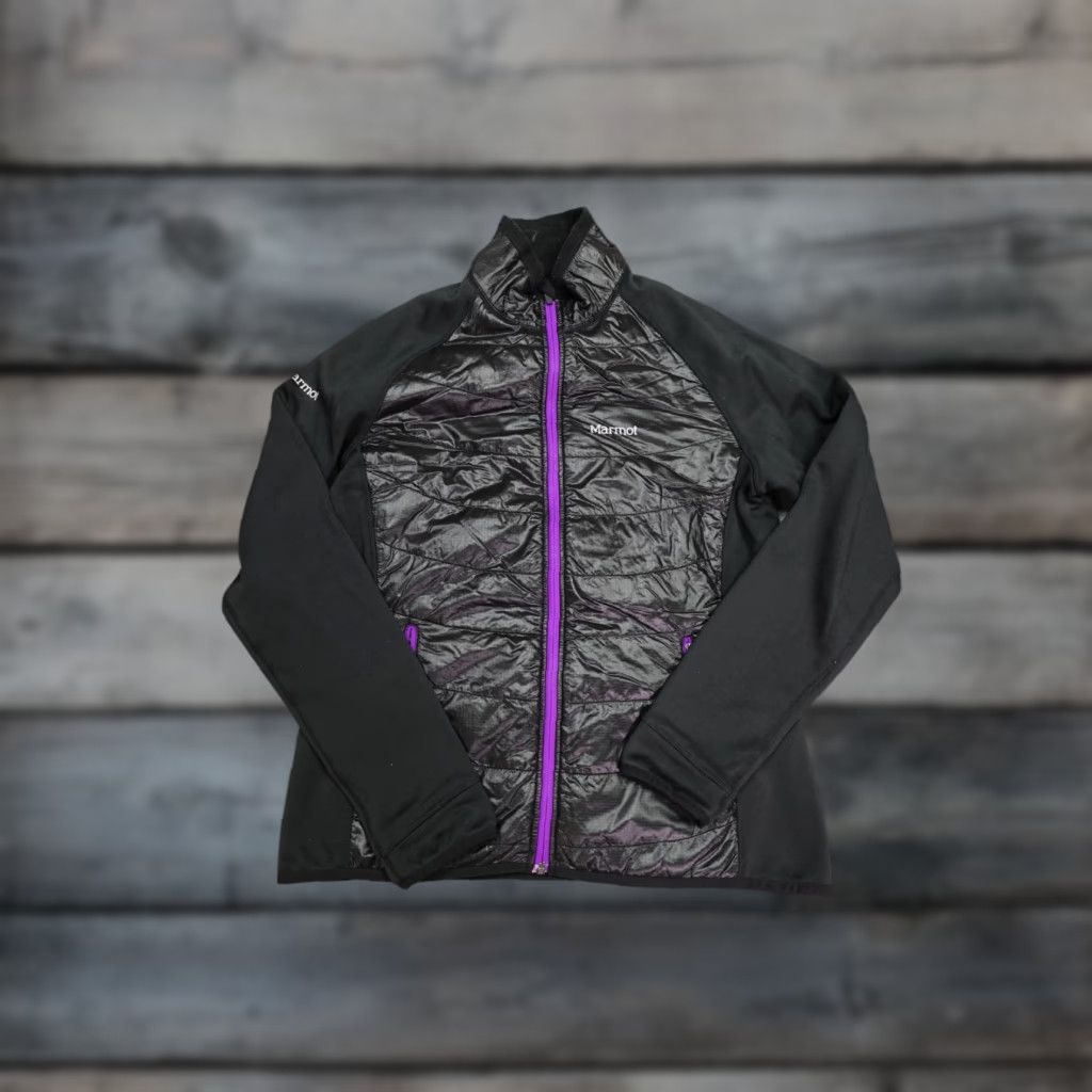 Marmot Marmot Jacket Womens Large Black Bubble Stretch Outdoors Hiking Lightweight Size L / US 10 / IT 46 - 1 Thumbnail