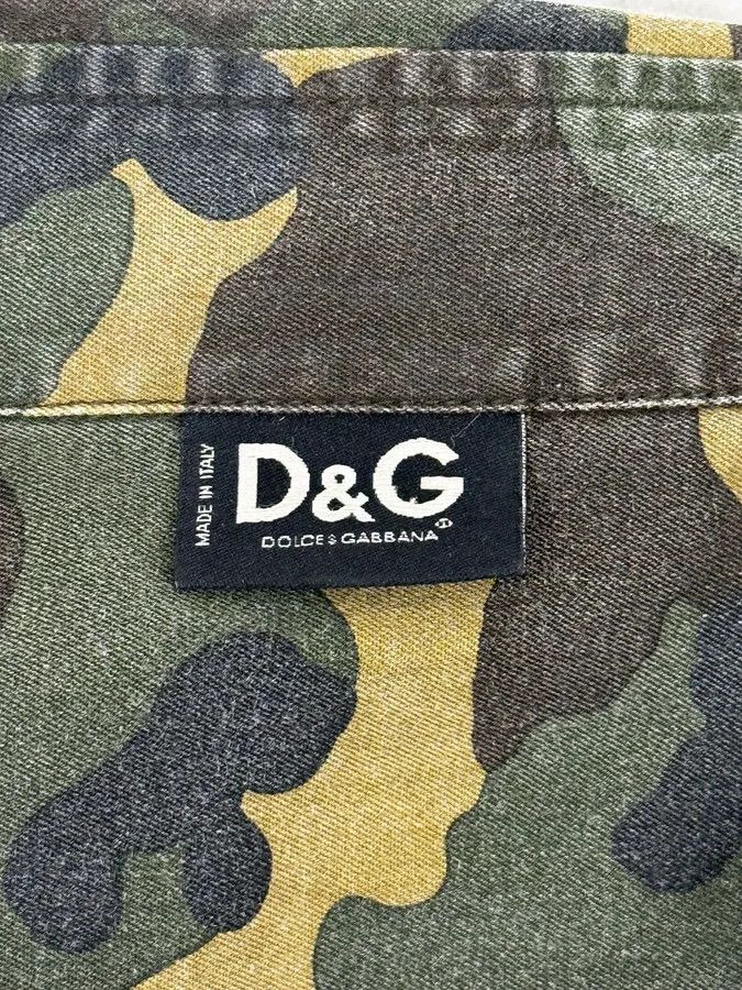 Dolce & Gabbana AW2004 Dolce & Gabbana Camo Khaki Cargo Shirt Size US M / EU 48-50 / 2 - 11 Thumbnail