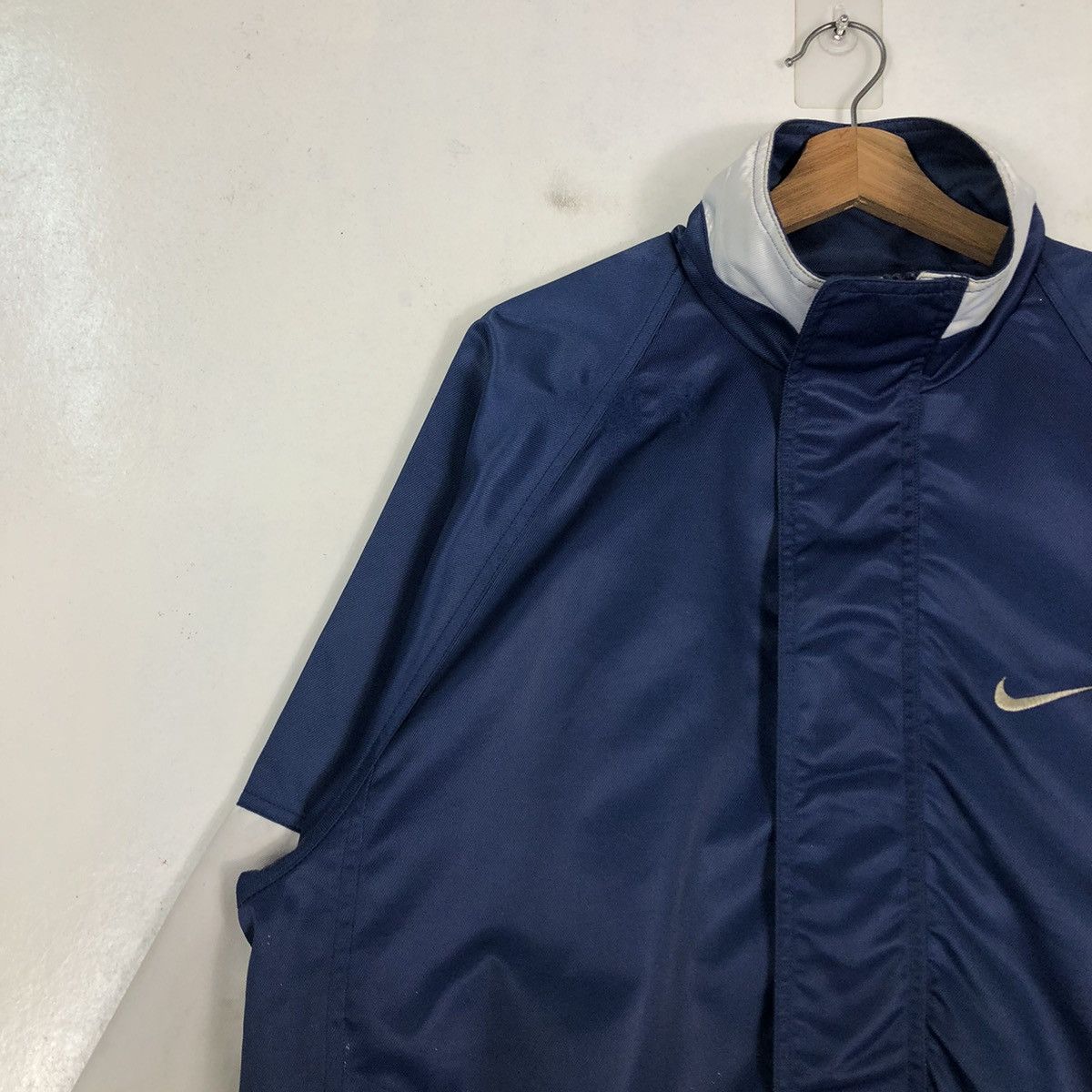 Nike 🔥Vintage Bomber Jacket Nike Big Logo Swoosh Size US M / EU 48-50 / 2 - 7 Thumbnail