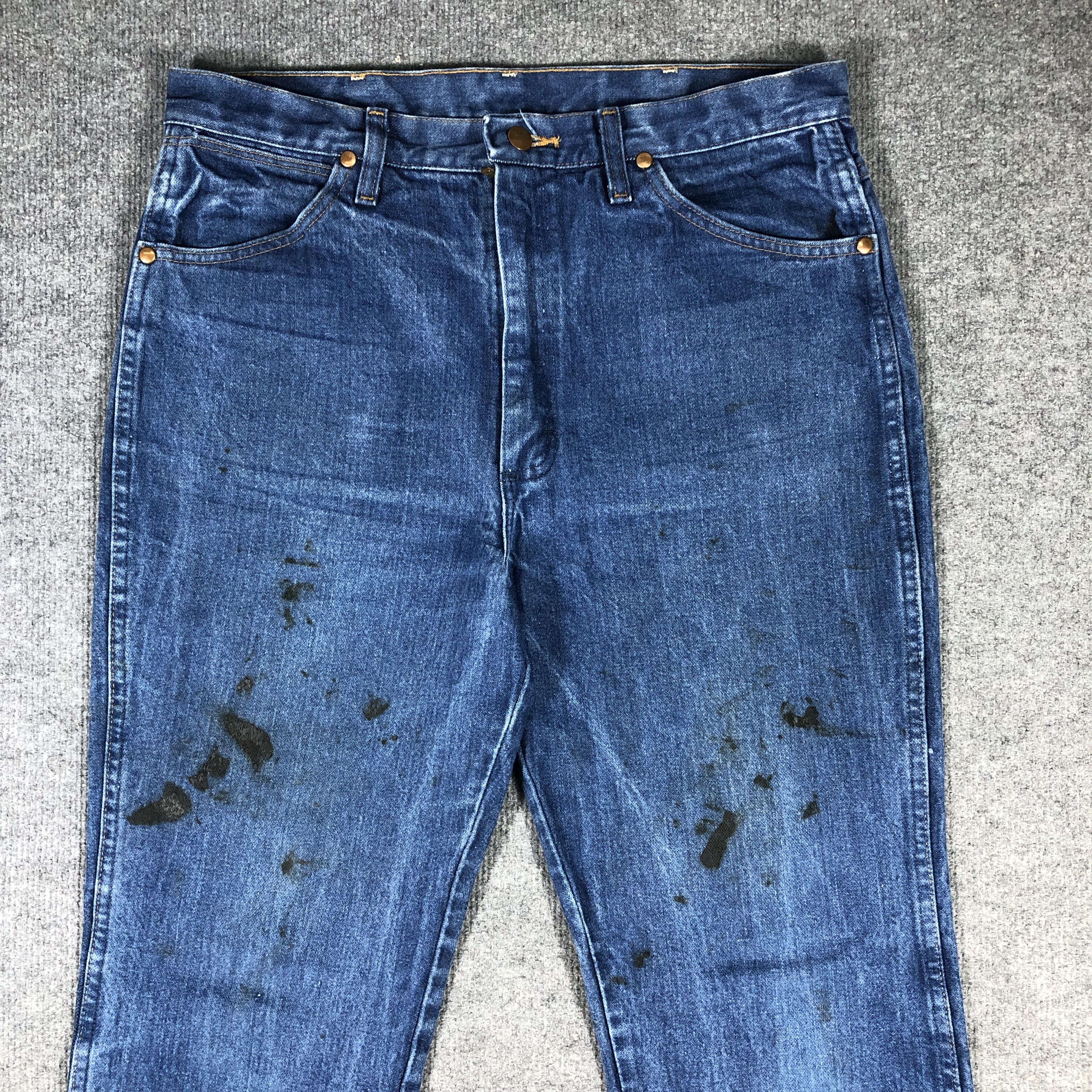 Vintage × Wrangler Vintage Wrangler Blue Wash Jeans L685 Size US 34 / EU 50 - 2 Thumbnail