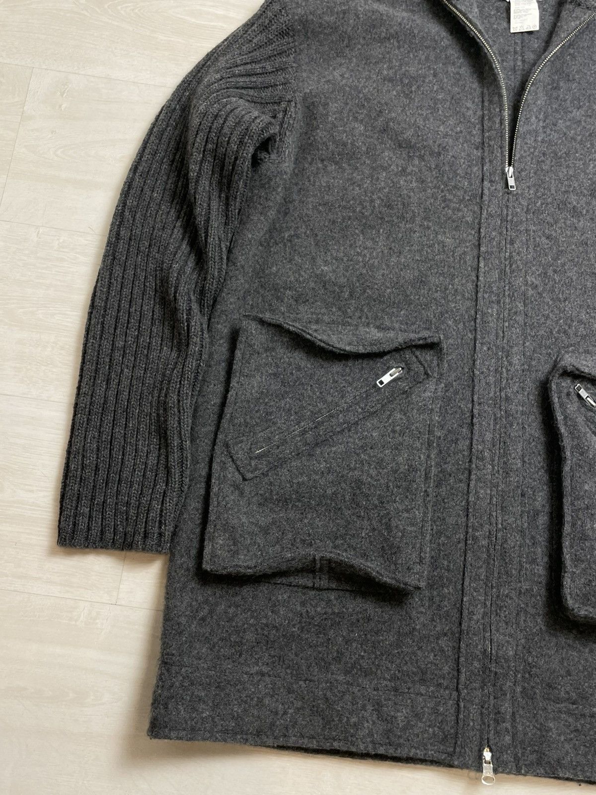 Japanese Brand × Vintage × Yohji Yamamoto Yohji Yamamoto Vintage 90’s Wool Jacket Japanese Rare Item Size US M / EU 48-50 / 2 - 3 Thumbnail