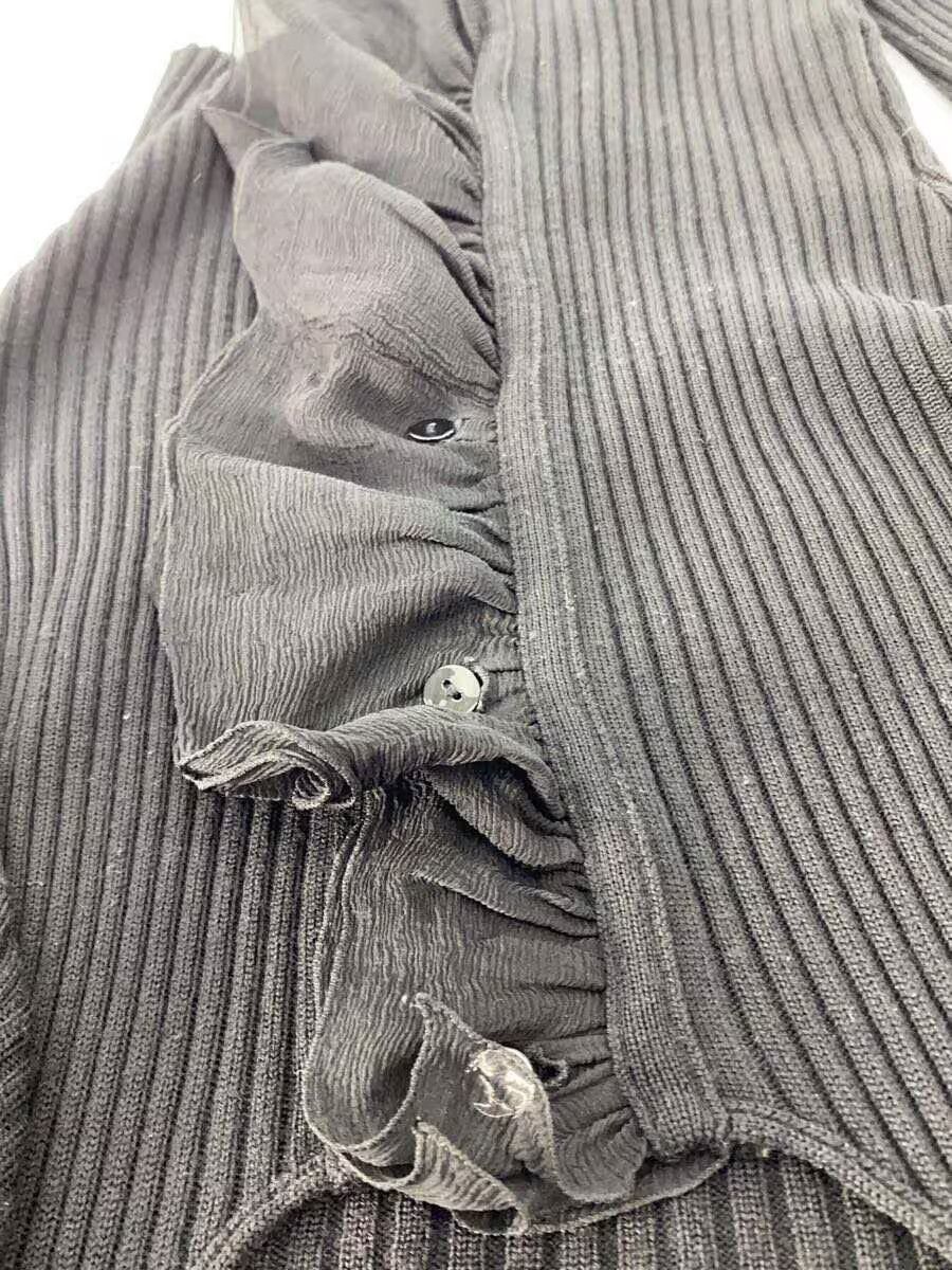 Jean Paul Gaultier Frill Ribbed Wool Knit Sweater Size M / US 6-8 / IT 42-44 - 3 Thumbnail