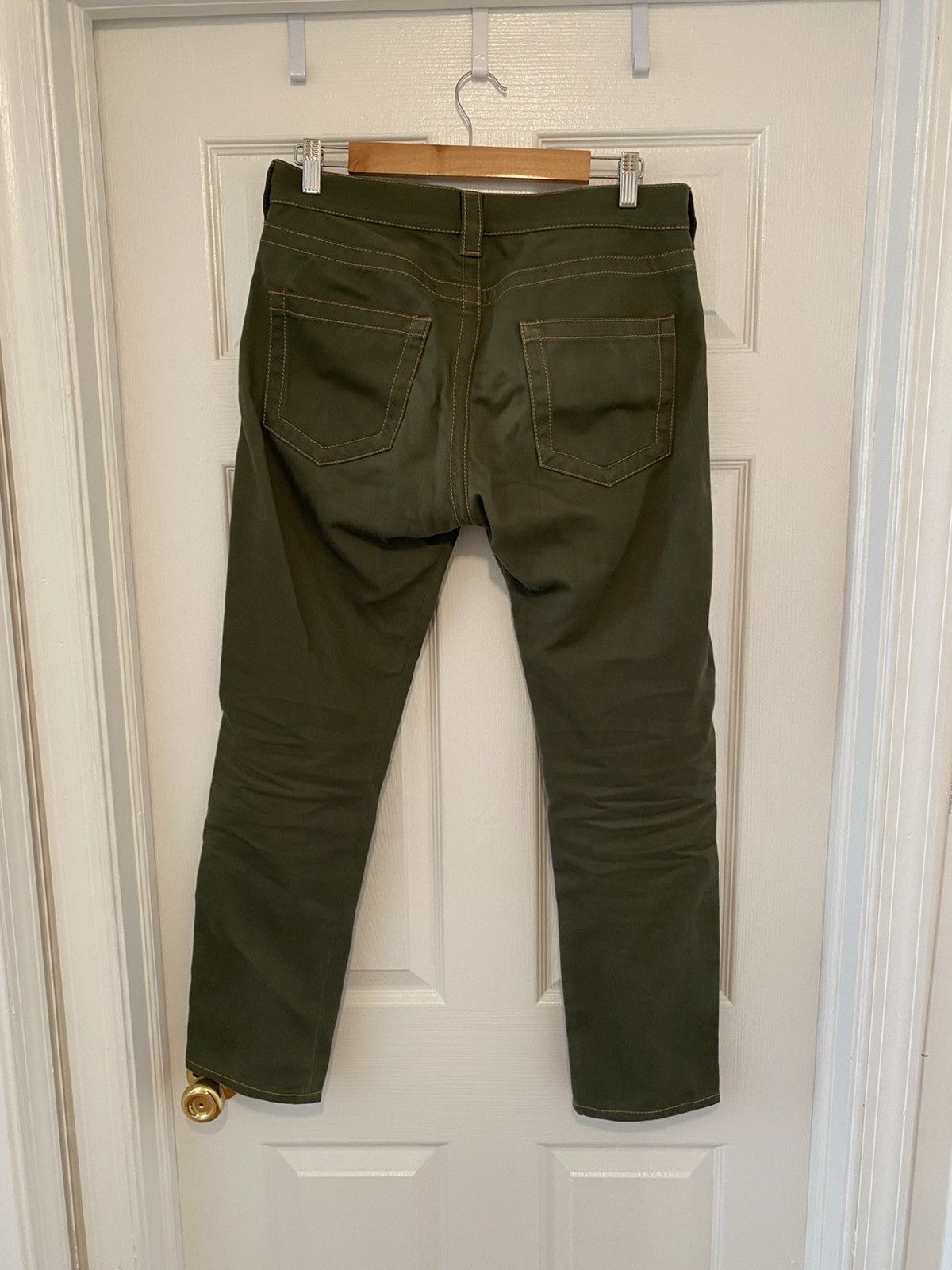 Prada 10ss contrast stitch trousers Size US 31 - 7 Thumbnail
