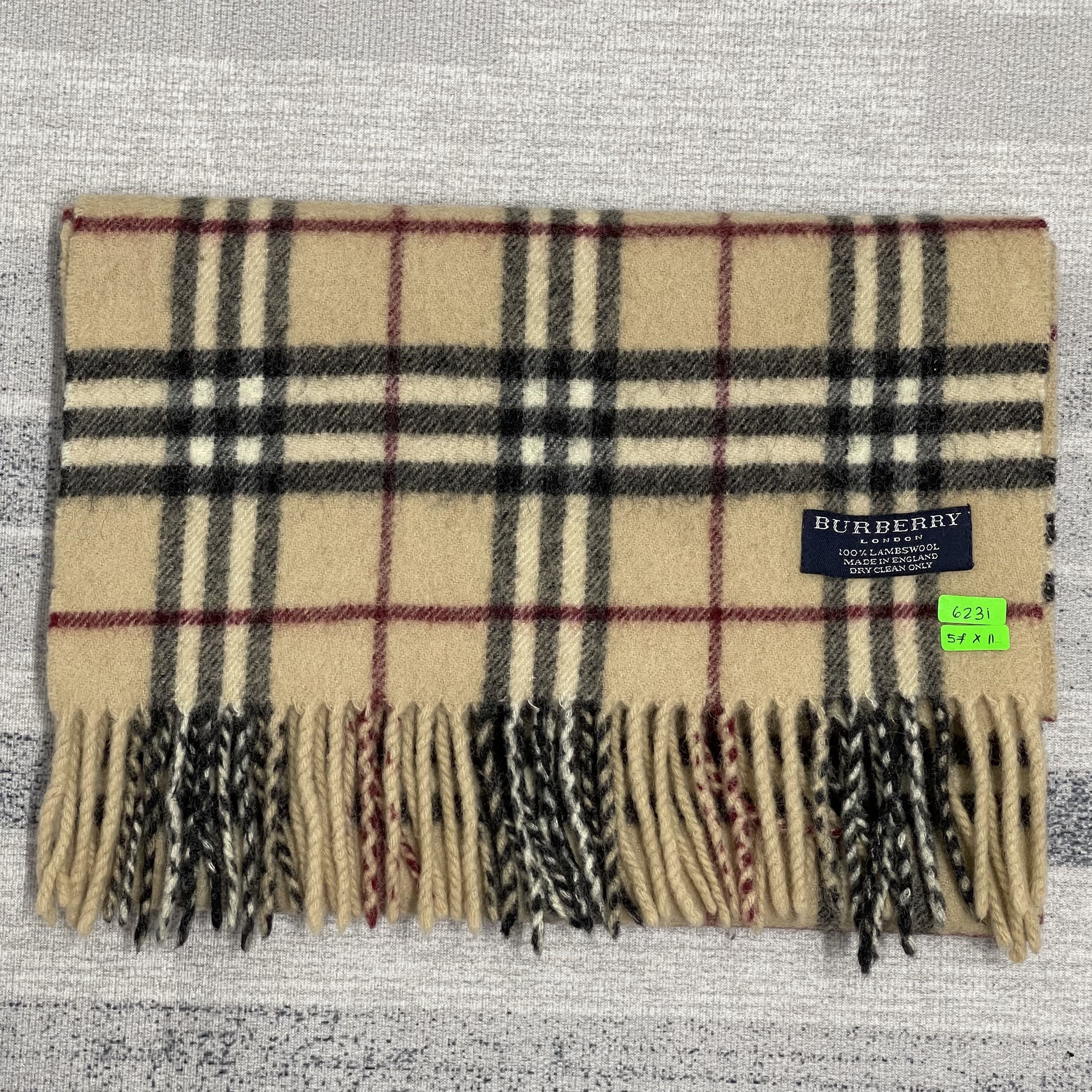 Burberry Vintage Burberry Nova Checkered Muffler Scarf - 6231 Size ONE SIZE - 8 Thumbnail