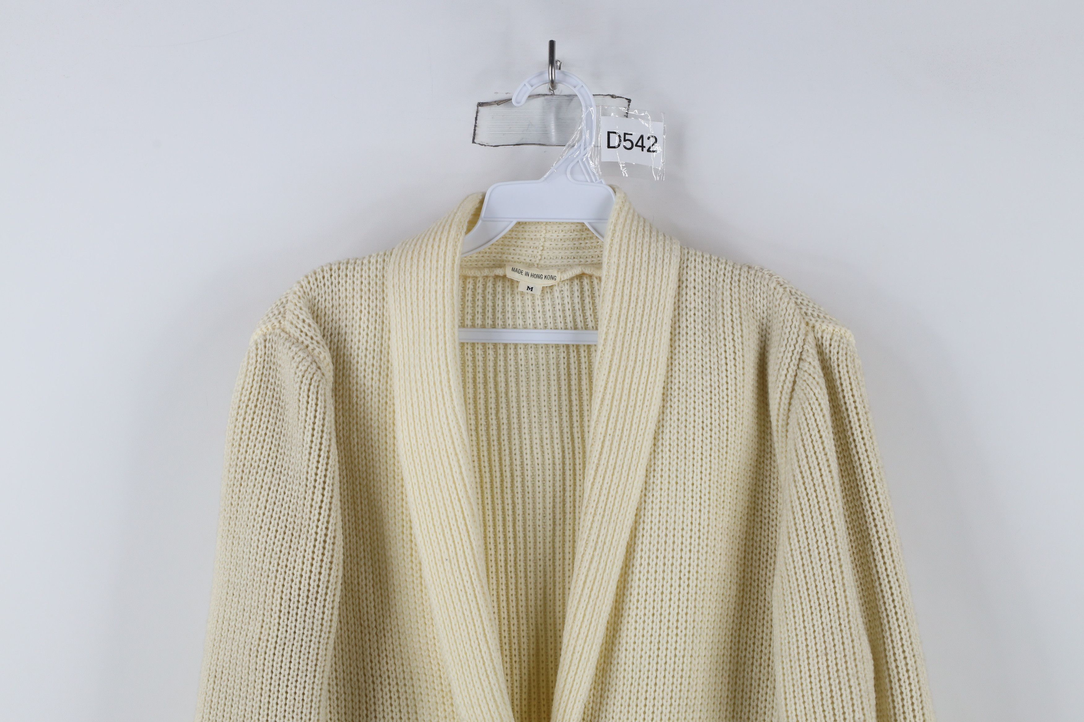 Vintage Vintage 70s Streetwear Breasted Ribbed Knit Cardigan Sweater Size M / US 6-8 / IT 42-44 - 2 Thumbnail