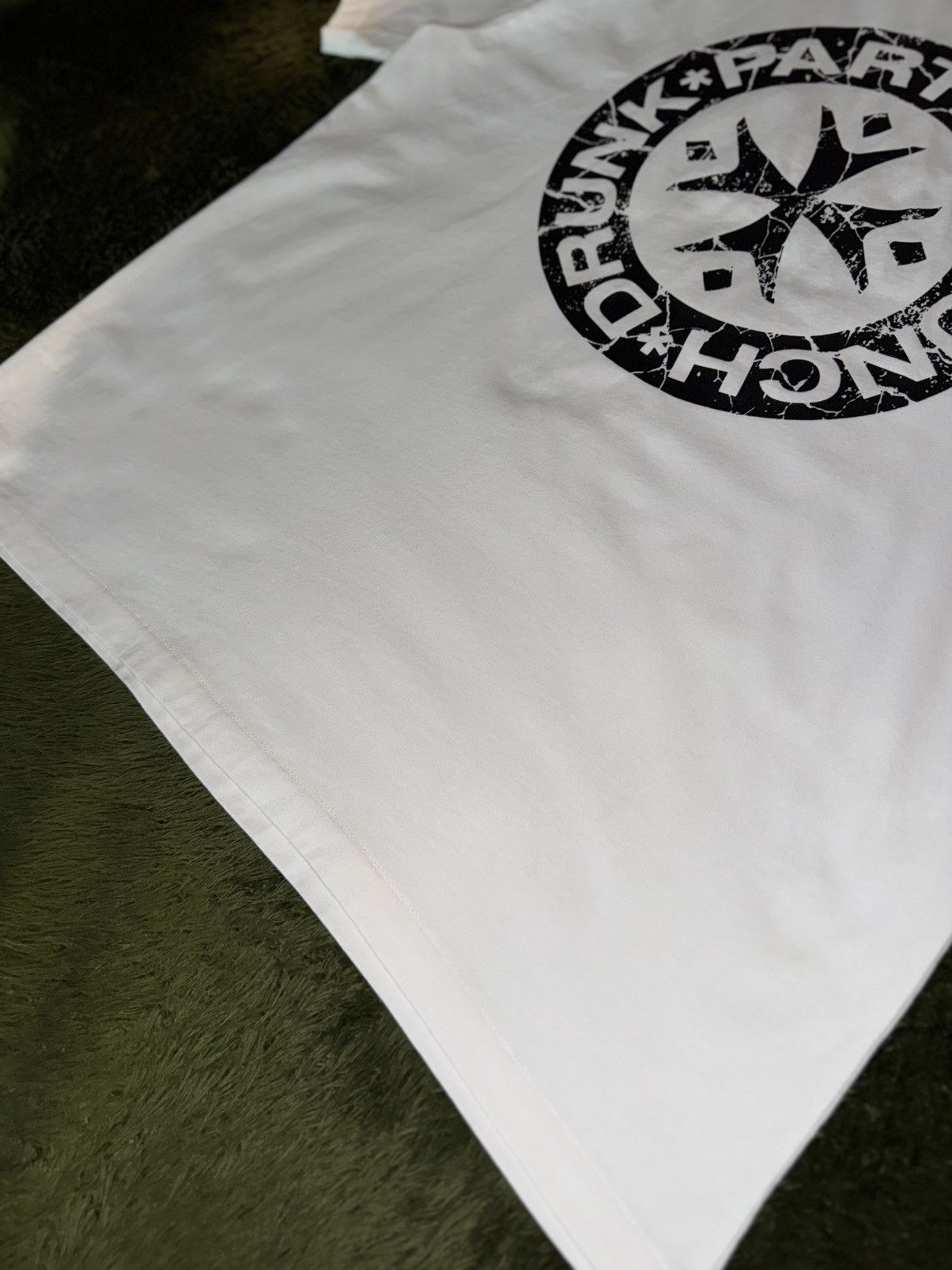 Japanese Brand [3] Punch Drunk Parties Single Stitch Logo T-Shirt White Size US XL / EU 56 / 4 - 10 Thumbnail