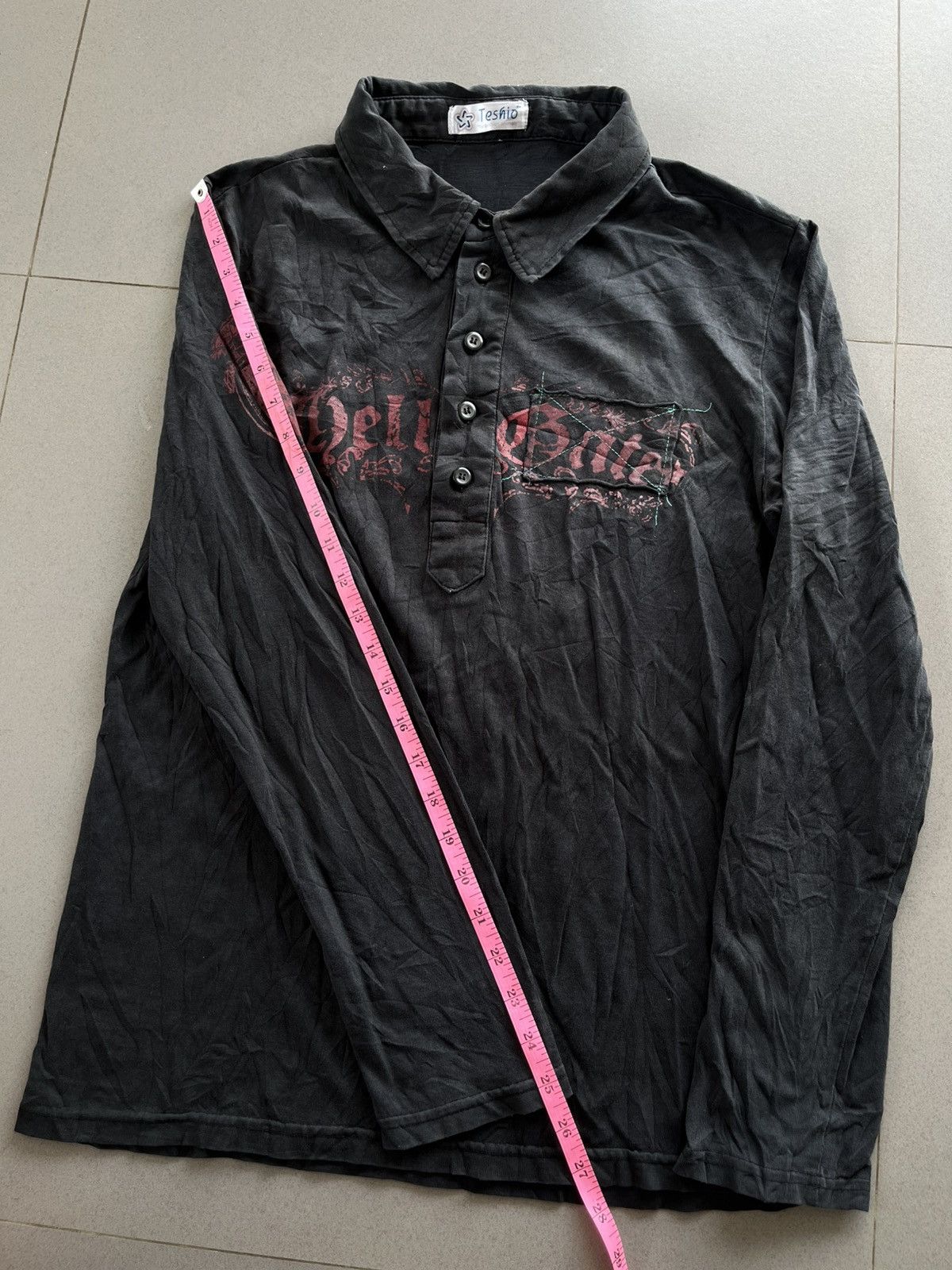 If Six Was Nine JAPANESE TESHIO POEM SKULL SEDITIONARIES VKEI PUNK STYLE Size US M / EU 48-50 / 2 - 16 Thumbnail