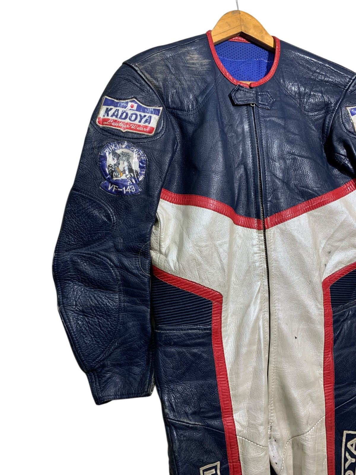 Kadoya × Sports Specialties 🔥KADOYA LEATHER WEAR RACING SUIT JACKETS Size US 33 - 2 Thumbnail