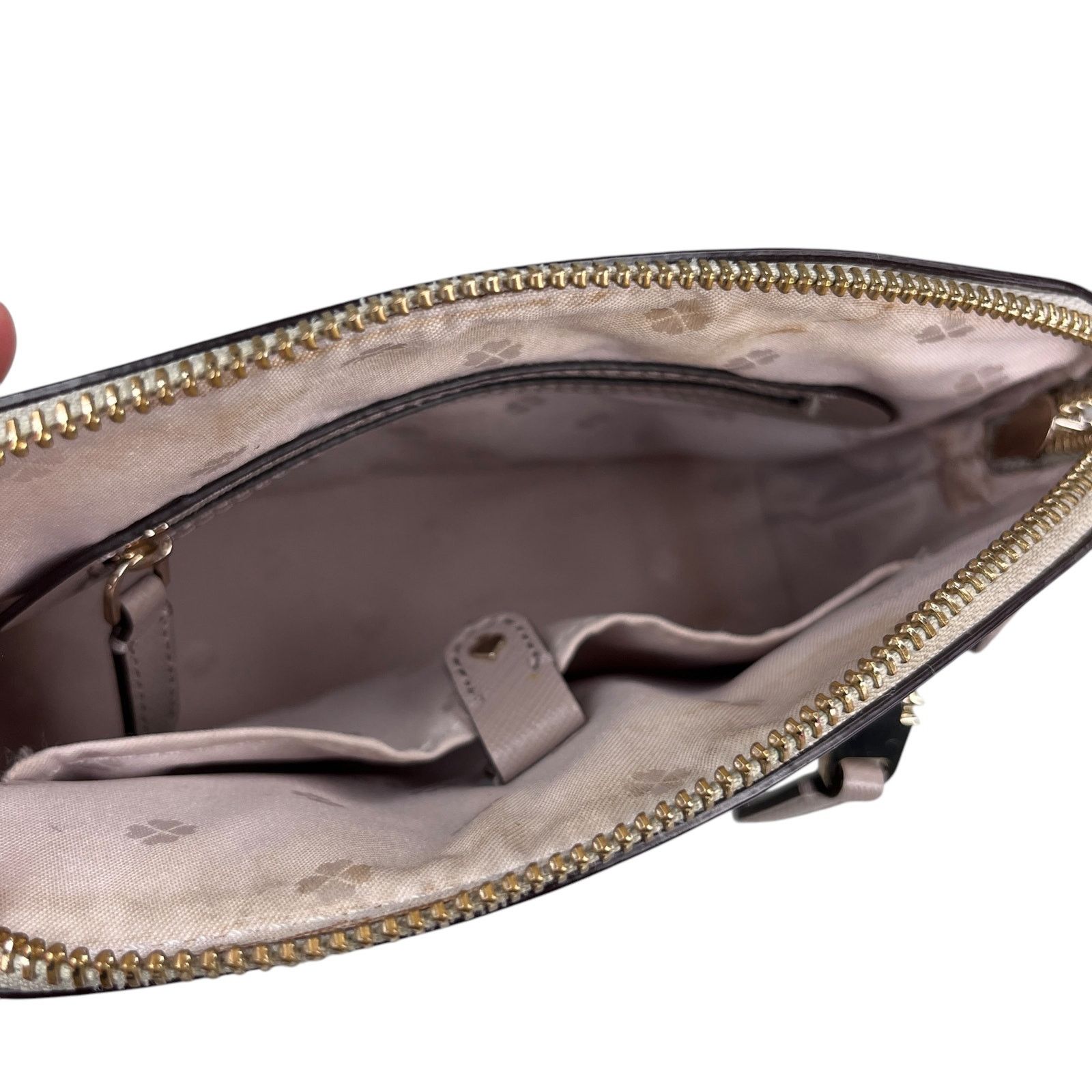 Kate Spade Kate Spade NY Louise Python Embossed Taupe Crossbody Purse Size ONE SIZE - 12 Thumbnail