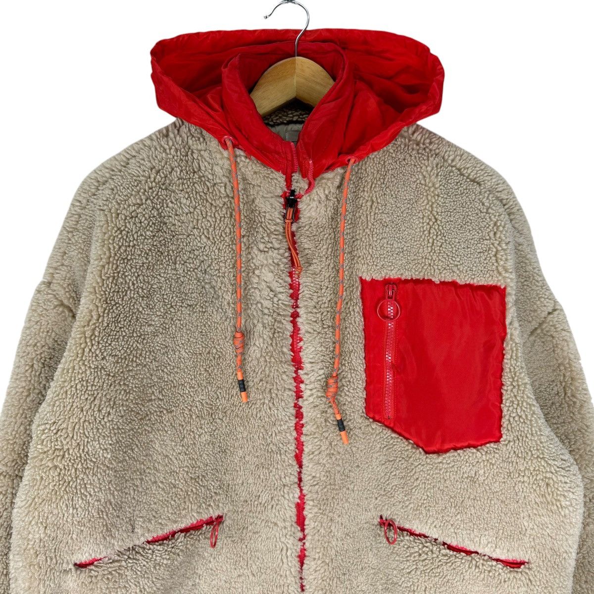 Japanese Brand × Zara ☀️ZARA DEEP PILE RETRO FLEECE HOODIE JACKET Size S / US 4 / IT 40 - 5 Thumbnail
