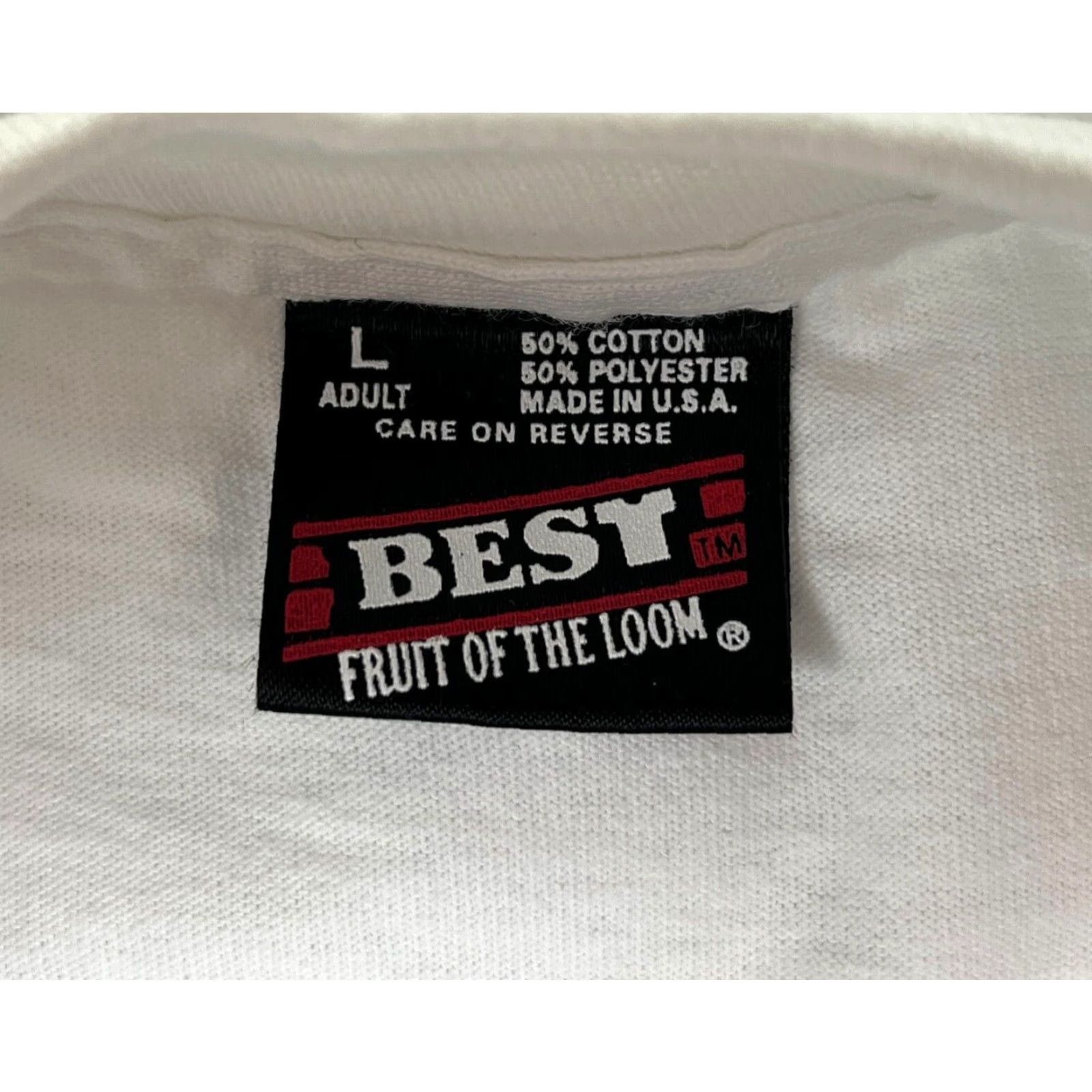 Fruit Of The Loom VINTAGE Grateful Dead T-Shirt Unisex Adults Cotton Poly Blend White XS? No Size L Size US L / EU 52-54 / 3 - 5 Thumbnail