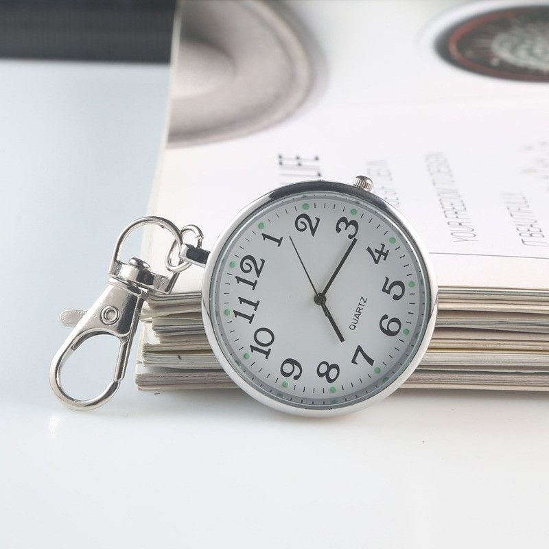 Other New Tiny Cute Quartz Pocket Watch with Keyring Men Women Size ONE SIZE - 4 Thumbnail