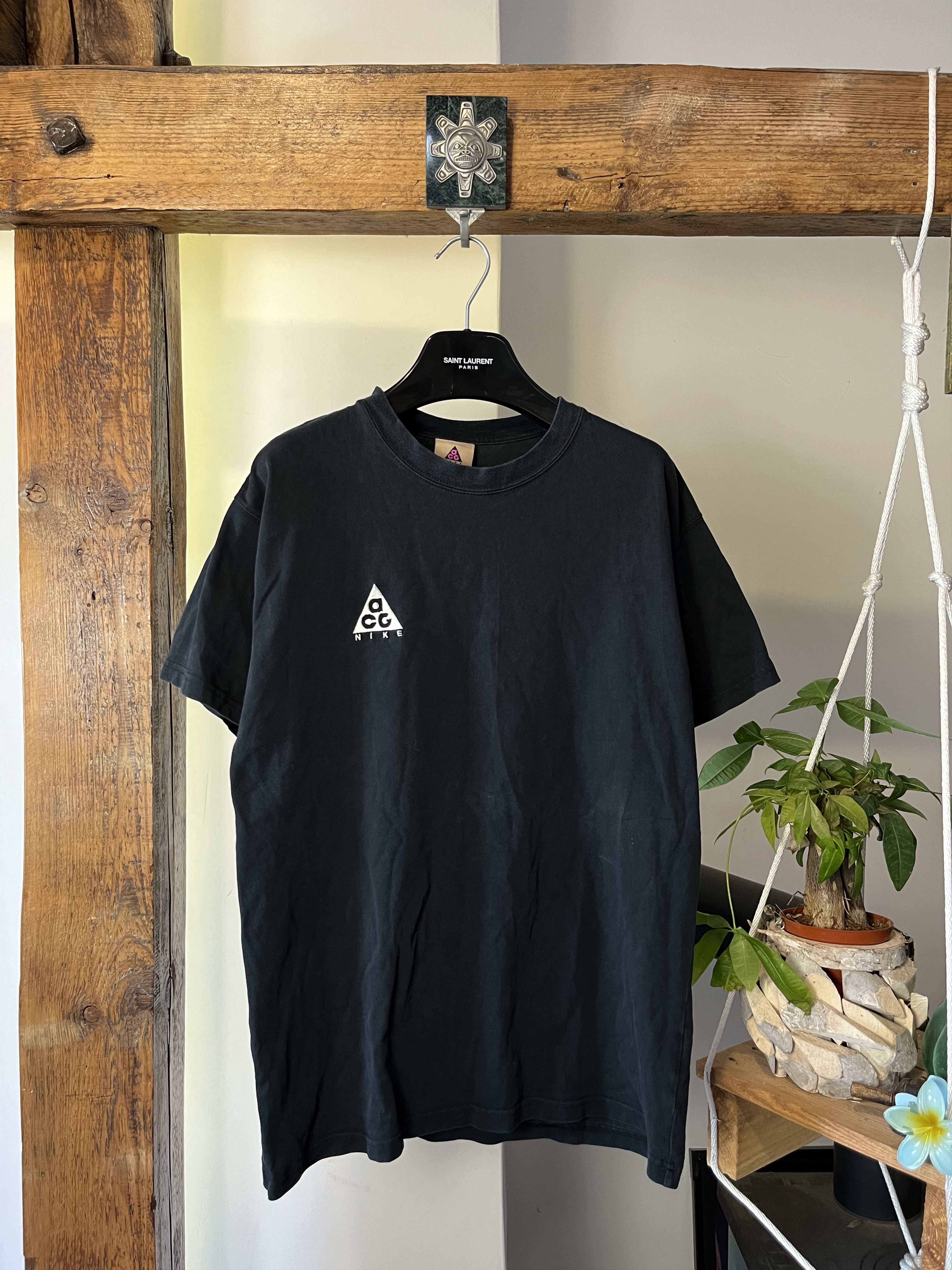 Nike × Nike ACG × Vintage 90s Nike ACG Vintage Trekking Big Logo Tee Size US S / EU 44-46 / 1 - 1 Thumbnail
