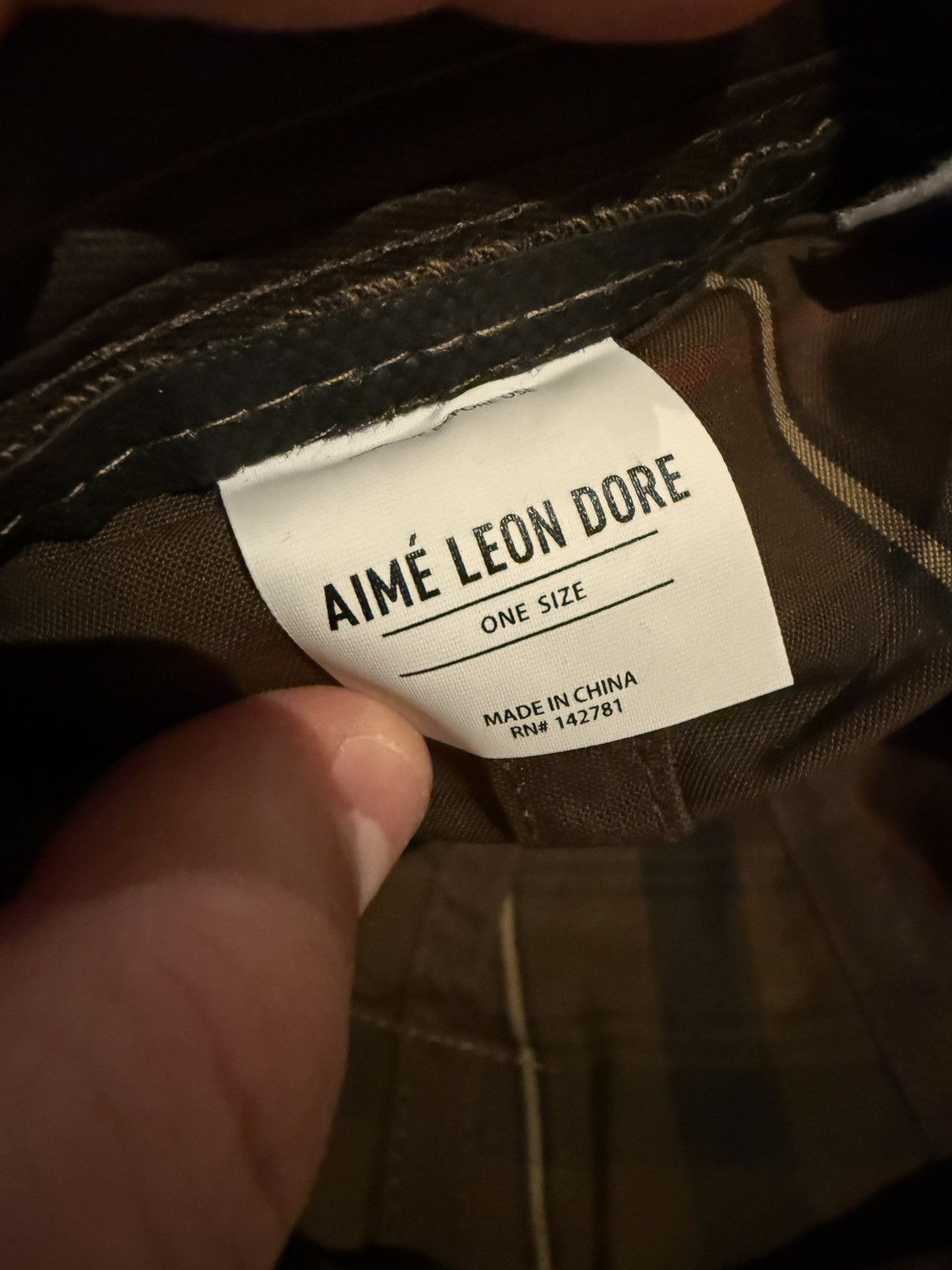 Aime Leon Dore Aime Leon Dore Leather Patch Cap Size ONE SIZE - 6 Thumbnail