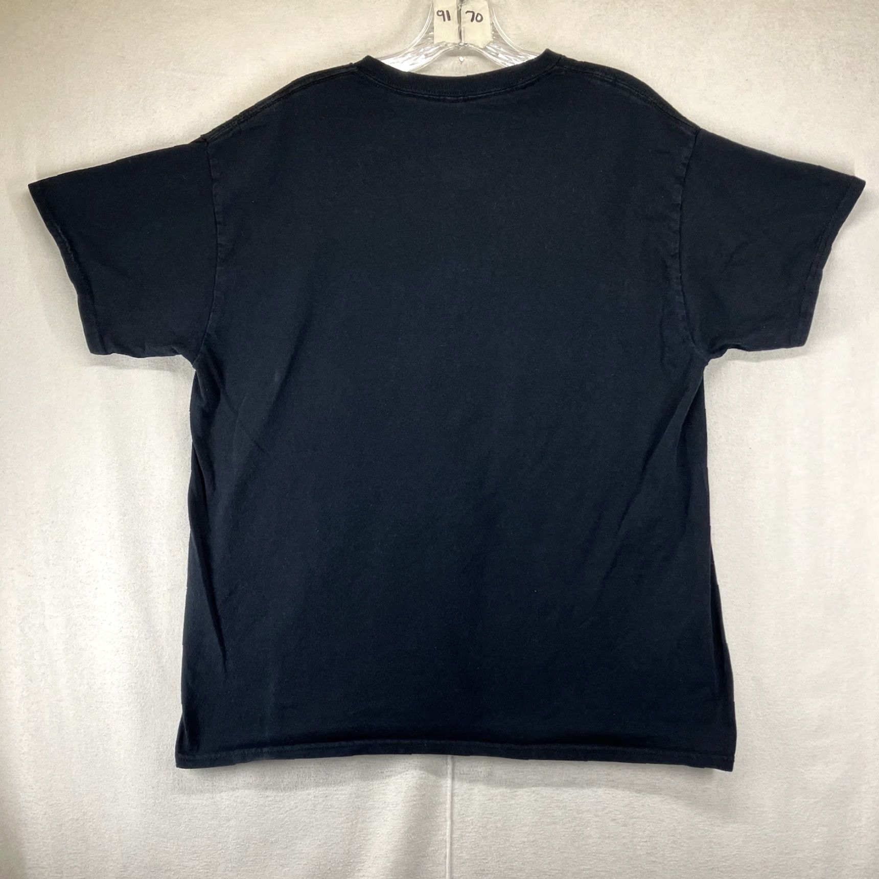 Disney Disney Mickey Mouse T-Shirt Men's Large Black Cotton Short Sleeve Crew Neck 100 Years of Wonder Graphic Mens Size US L / EU 52-54 / 3 - 2 Thumbnail