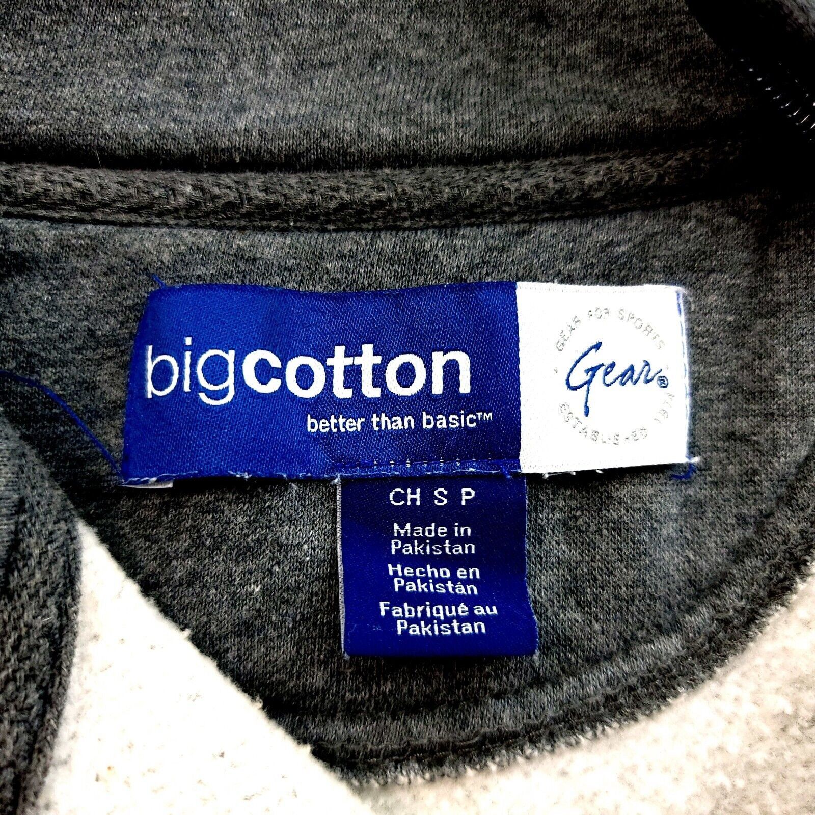 Designer Big Cotton Final Four Houston 2023 Gray 1/4 Zip Sweater Smal Size US S / EU 44-46 / 1 - 6 Thumbnail