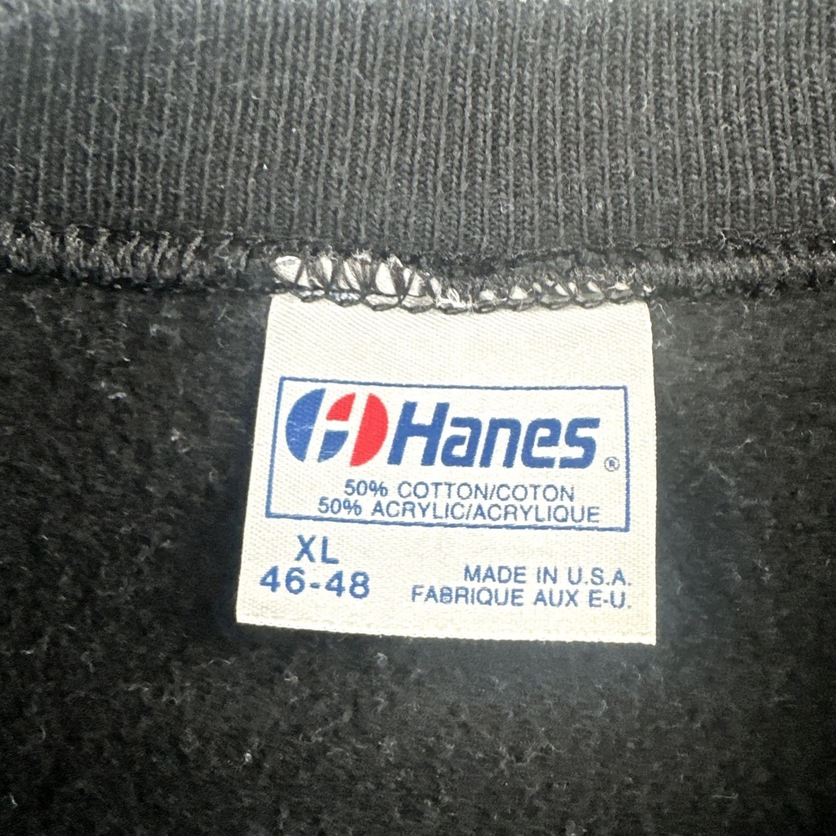 Hanes Vtg Hanes Heavyweight XL Black Raglan Crewneck Sweatshirt U.S. Army Devil Dogs Mens Size US XL / EU 56 / 4 - 7 Thumbnail