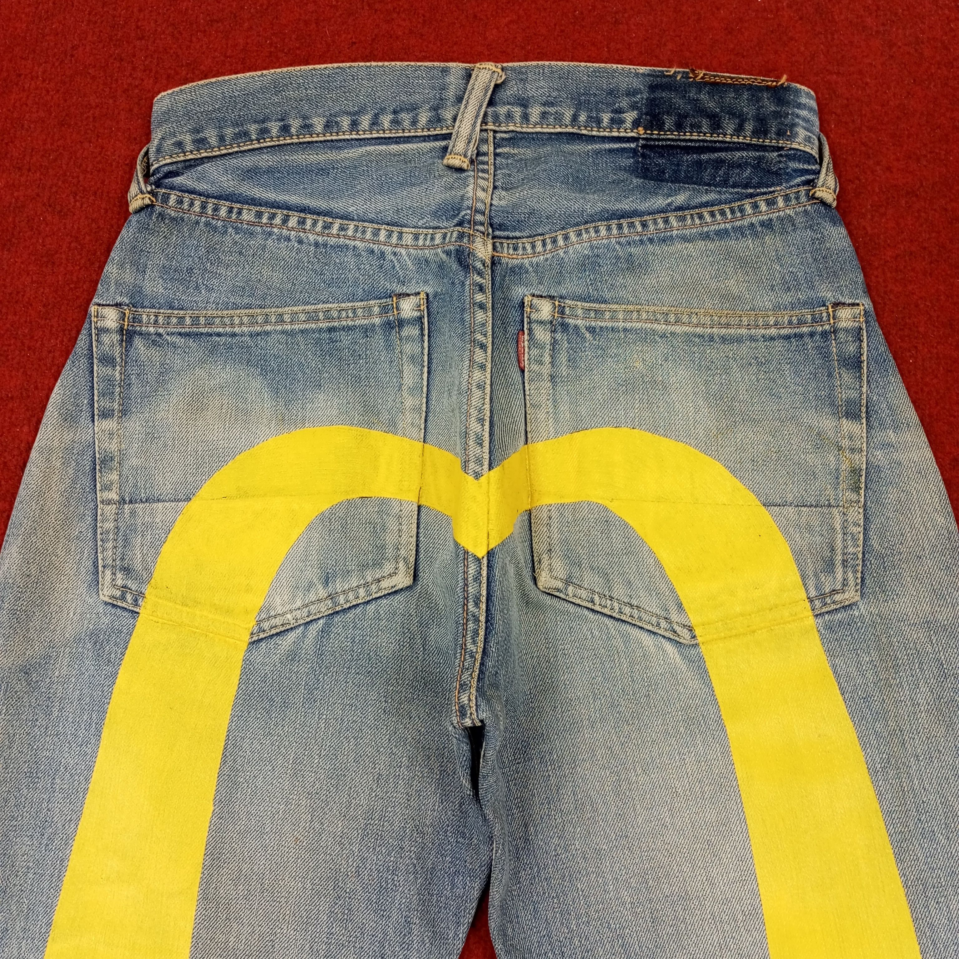 Evisu × Japanese Brand × Vintage Evisu Japanese Brand Fashion Style Custom Daicock Jeans Size US 27 - 2 Thumbnail