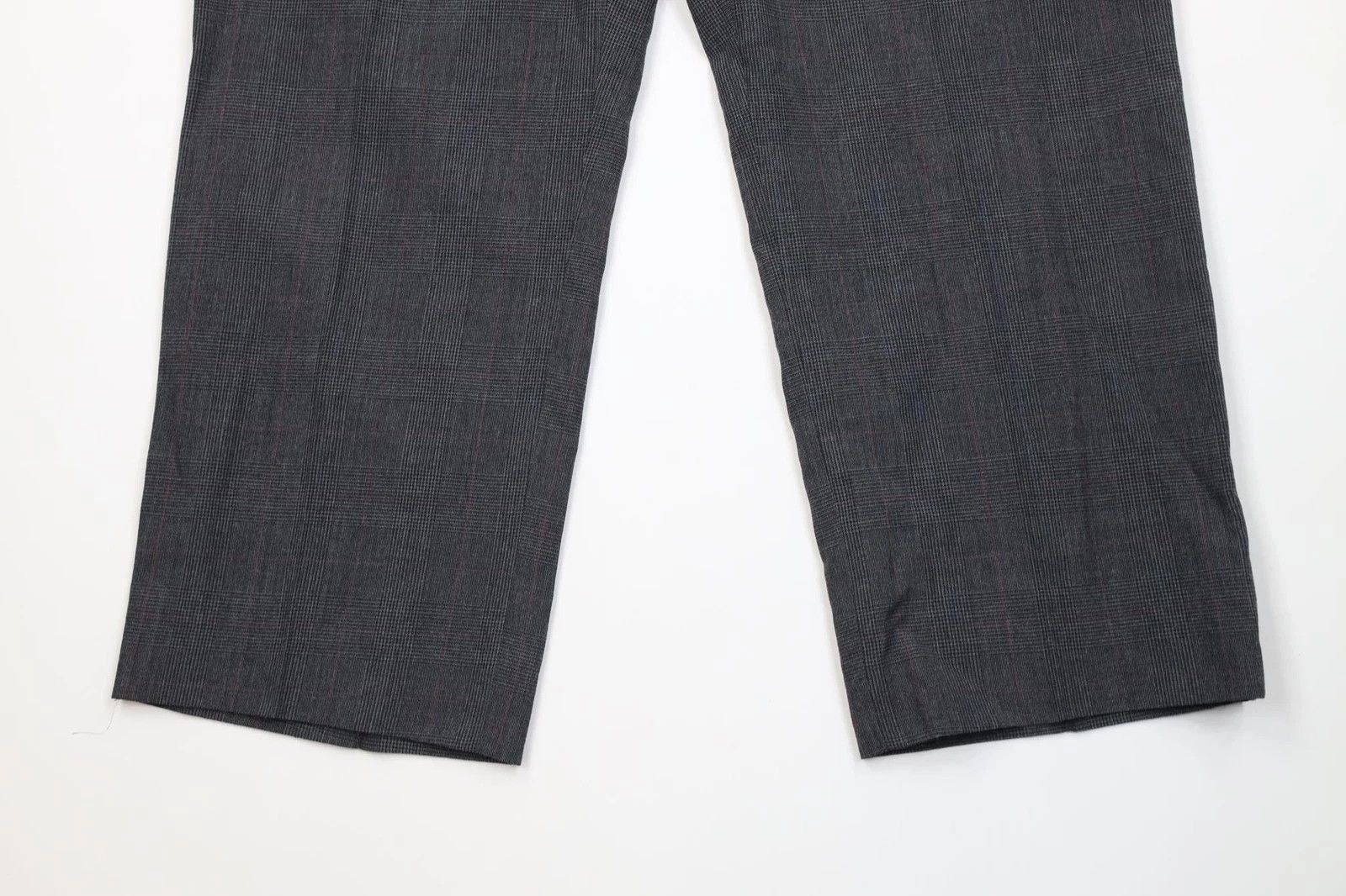 Vintage Vintage 70s Streetwear Wide Leg Chino Pants Plaid Size US 36 / EU 52 - 4 Thumbnail