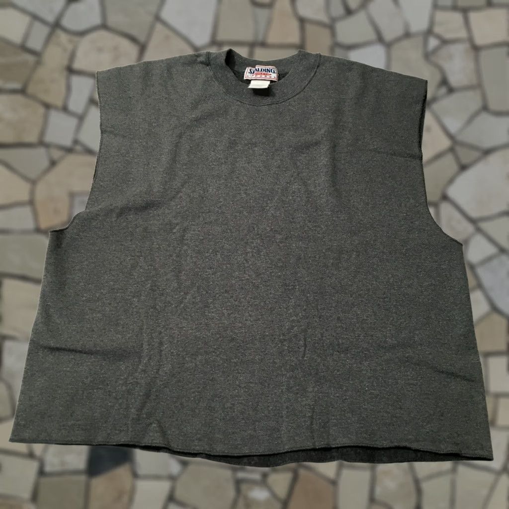Spalding vtg Spalding Activewear sweatshirt XXL Short Sleeve gym workout boxing Rare gray Size US L / EU 52-54 / 3 - 1 Thumbnail