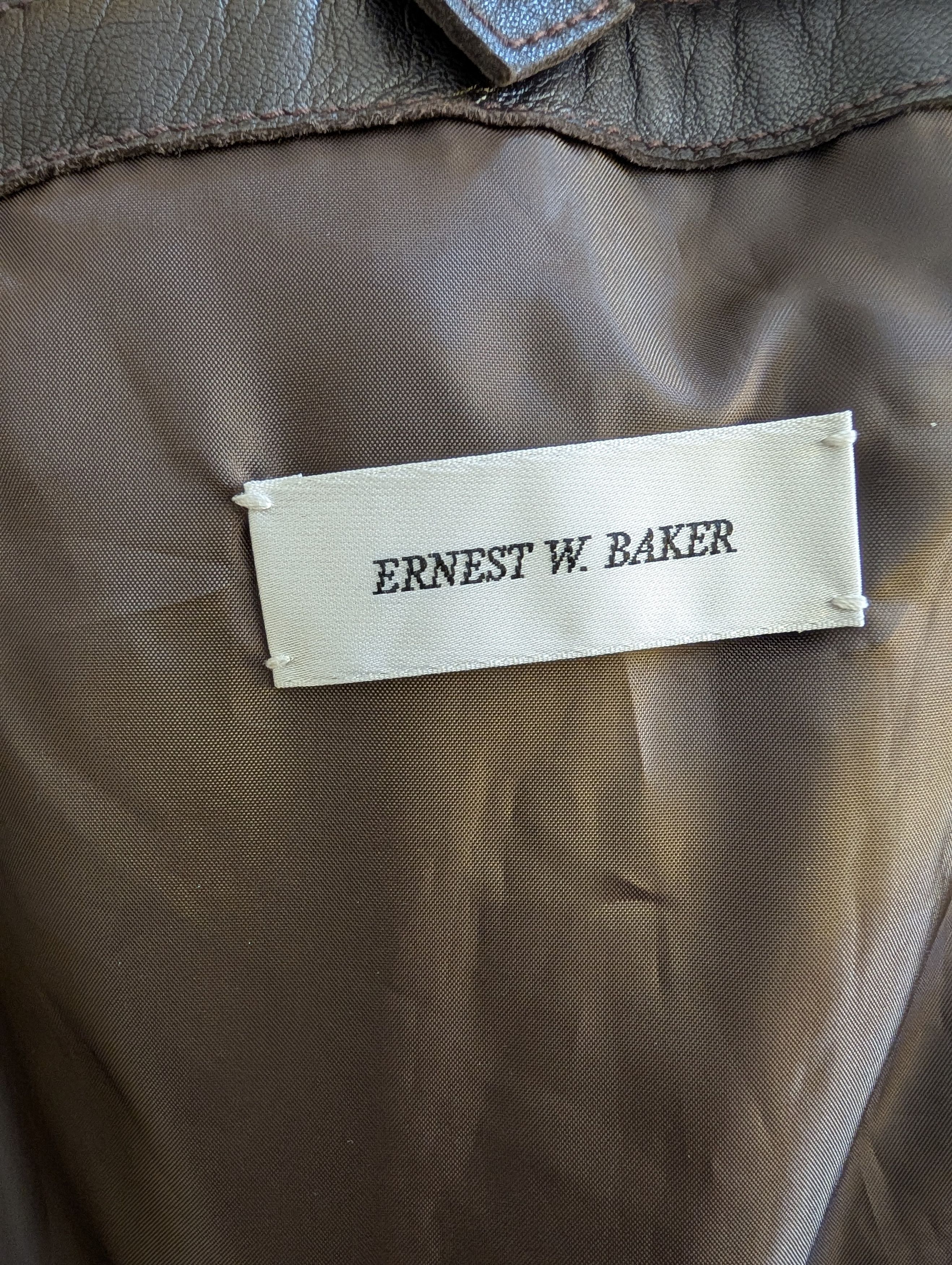 Ernest W. Baker Leather Coat Size US M / EU 48-50 / 2 - 5 Thumbnail