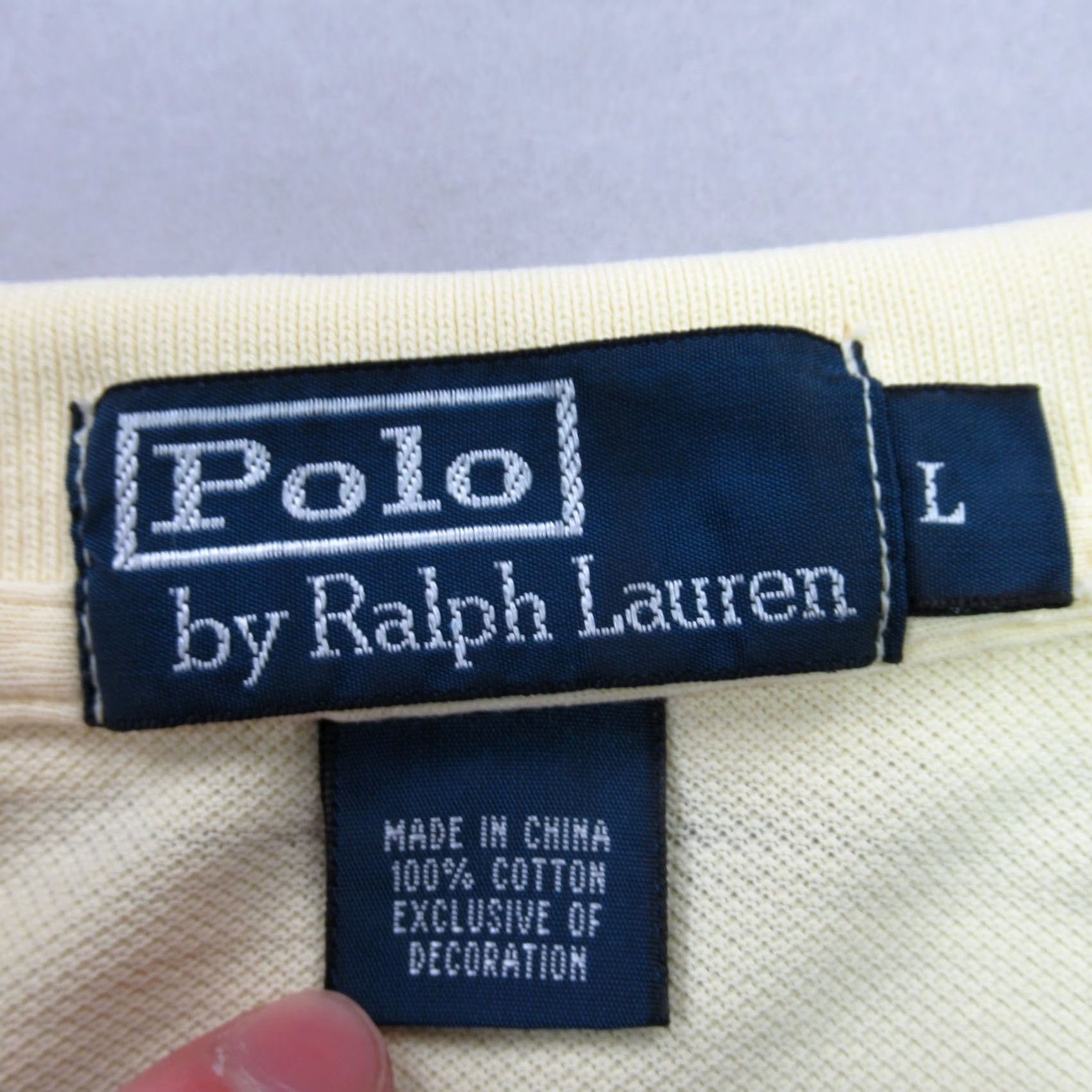 Polo Ralph Lauren Polo Ralph Lauren Shirt Polo Mens Large Short Sleeve Golf Yellow Casual Size US L / EU 52-54 / 3 - 4 Thumbnail