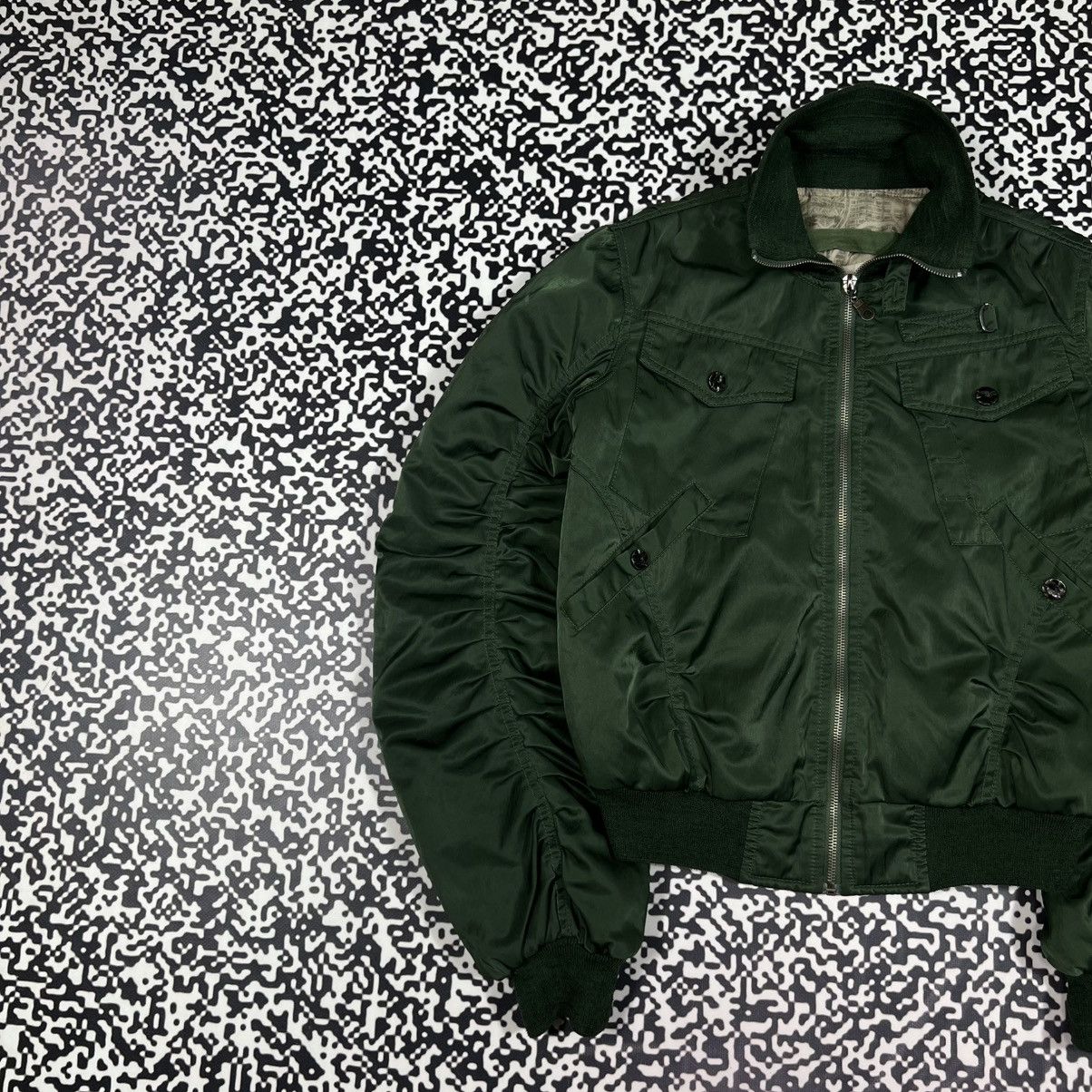 Diesel Vintage Y2K Diesel Opium Oversize Bomber Jacket Size S / US 4 / IT 40 - 7 Thumbnail