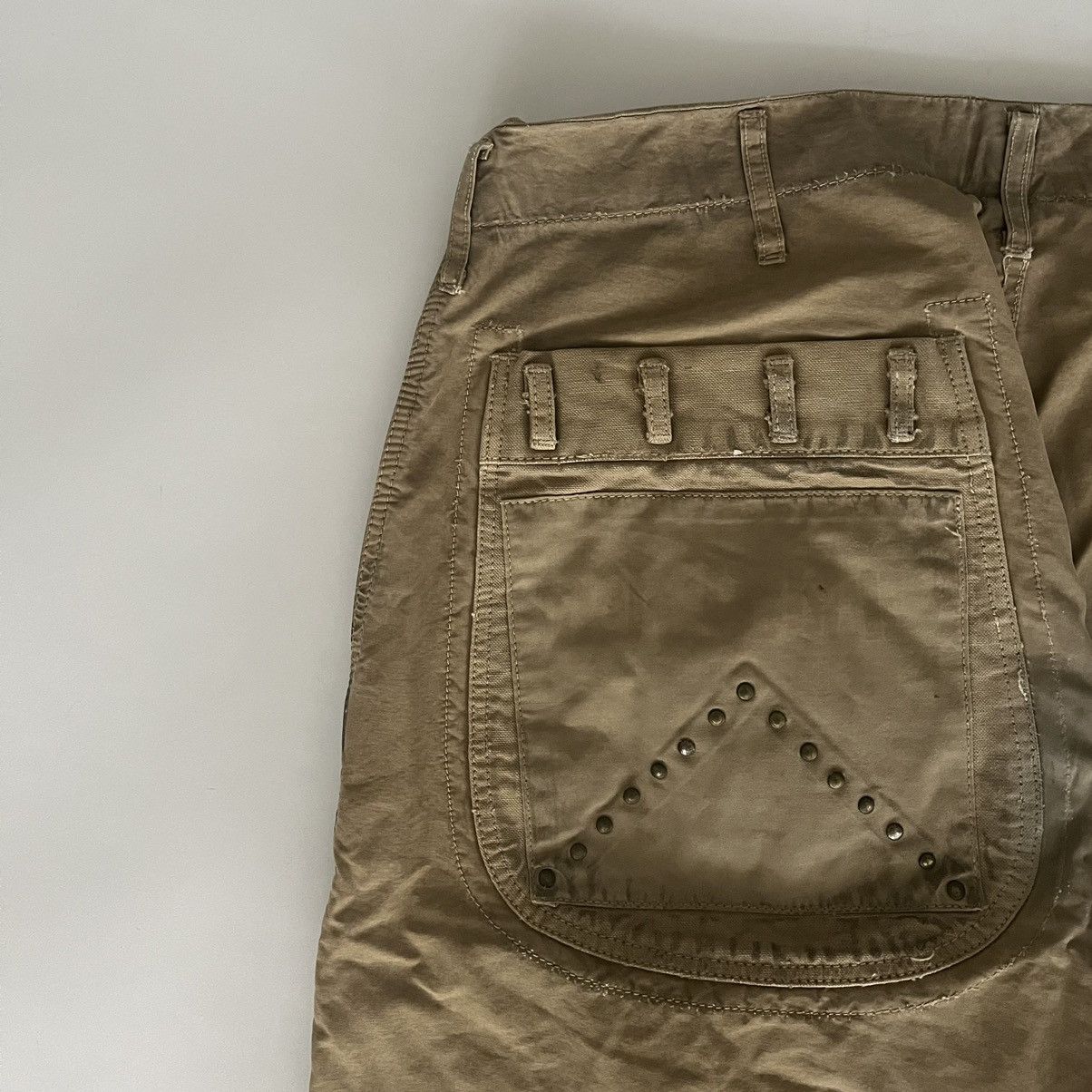 Kiminori Morishita Kiminori Morishita 2000's Studded Baggy Workwear Pants Size US 32 / EU 48 - 3 Thumbnail
