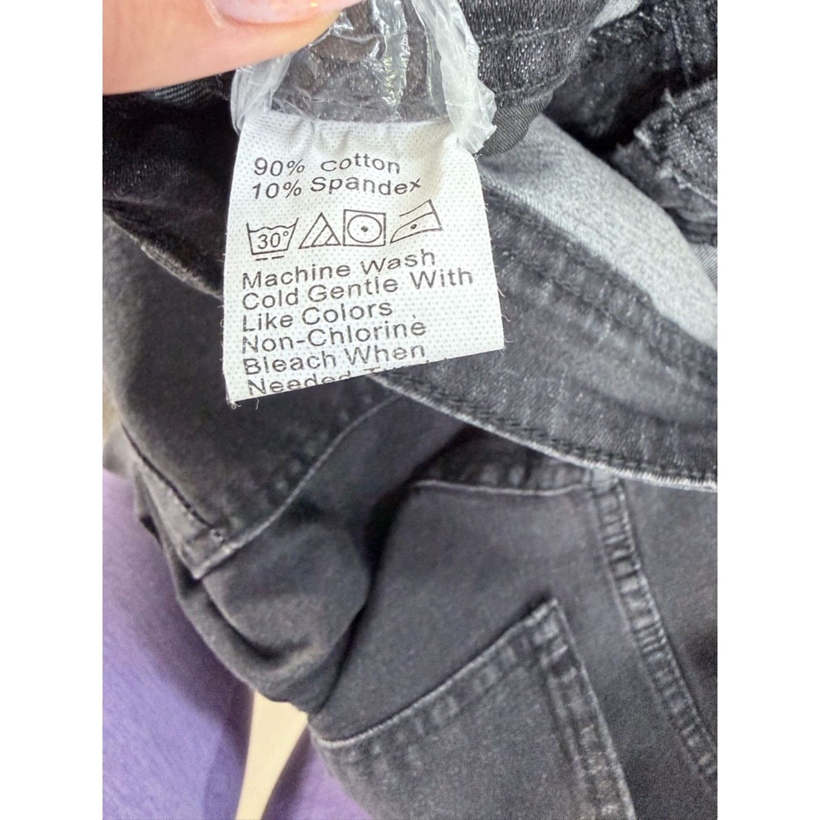Other Mens Distressed Black Ripped Skinny Jeans size 30 Size 30" / US 8 / IT 44 - 3 Thumbnail