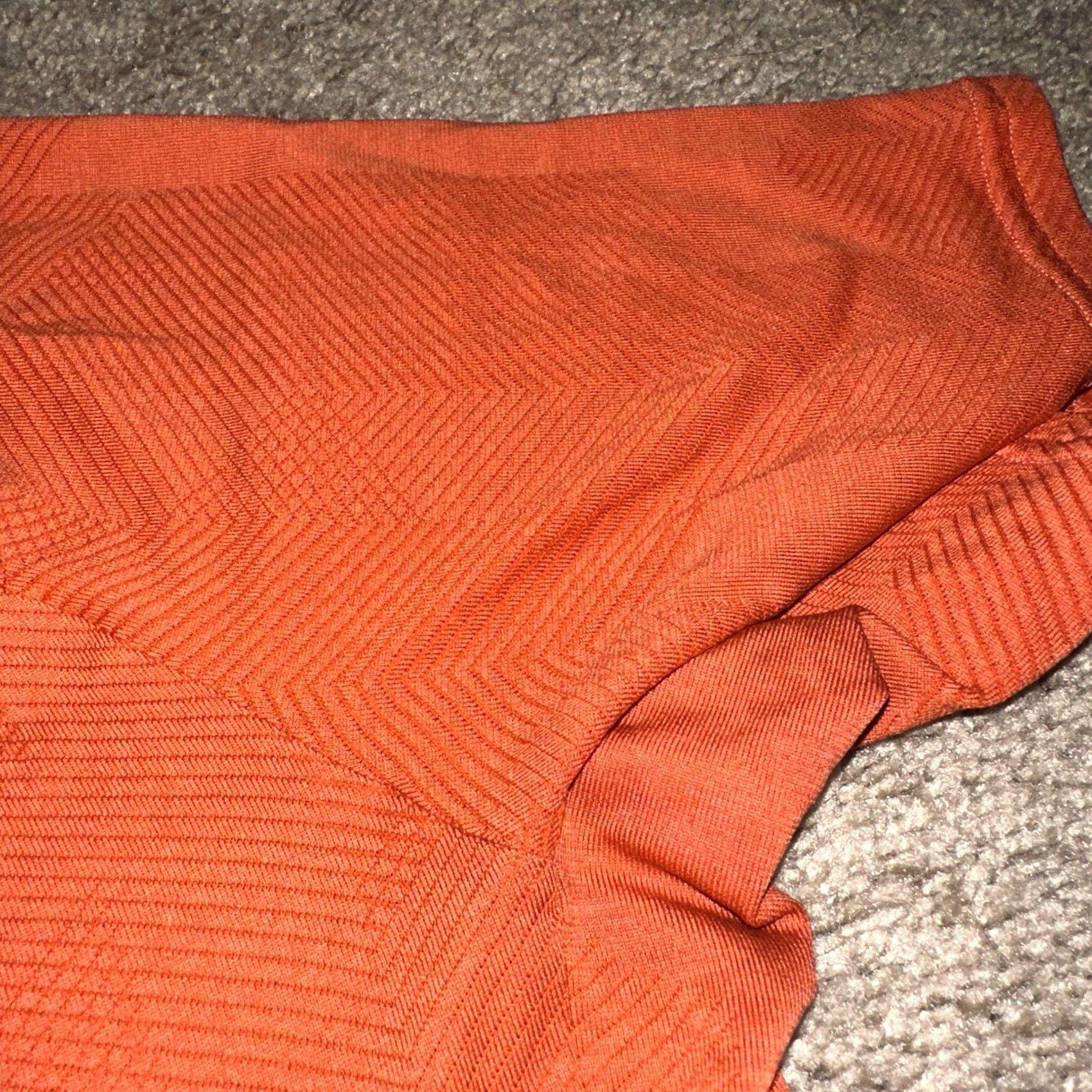 Gymshark Gymshark Apex Shirt Mens Small Orange Polyester Logo Athletic T-Shirt Gym & Training Activewear Short Sleeve Crew Neck Size US S / EU 44-46 / 1 - 5 Thumbnail