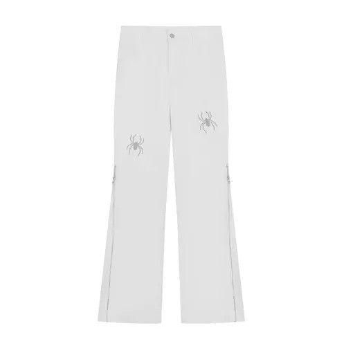 VIBE Street Y2K Spider Print Zip Hip Hop Jeans Size US 34 / EU 50 - 6 Thumbnail