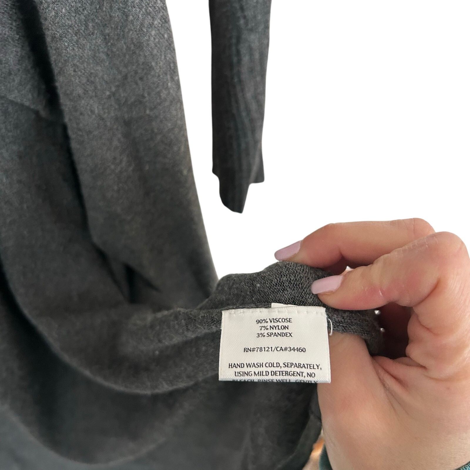 Eileen Fisher Eileen Fisher Gray Open Front Cardigan Sz XS Size XS / US 0-2 / IT 36-38 - 5 Thumbnail