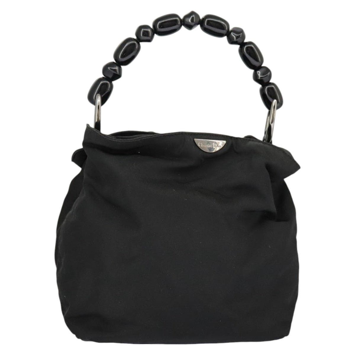 Dior DIOR Hand Bag Nylon Black Silver Size ONE SIZE - 1 Thumbnail