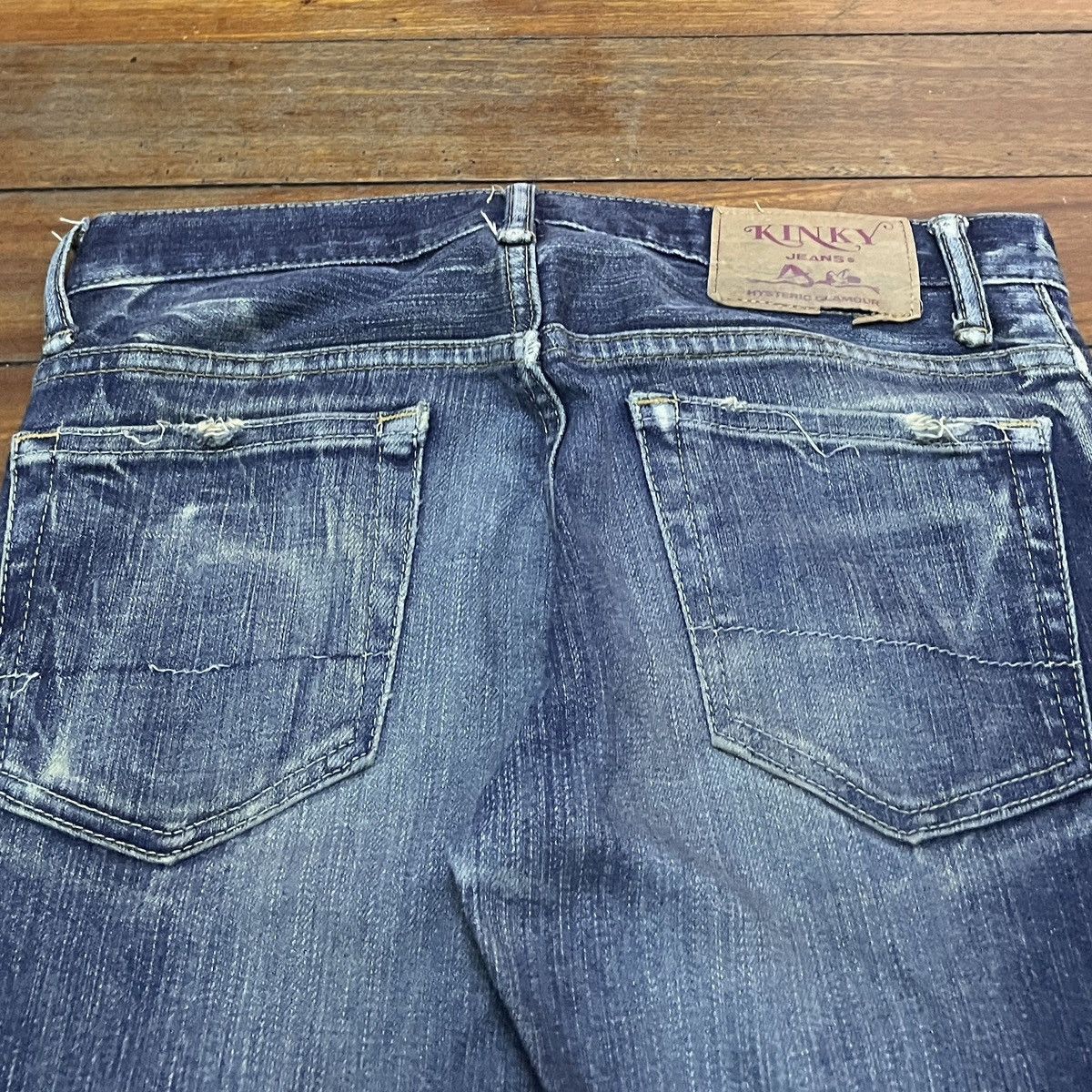 Hysteric Glamour Very Rare Vintage Brand Hysteric Glamour Flared Jeans 1990s Size US 29 - 4 Thumbnail