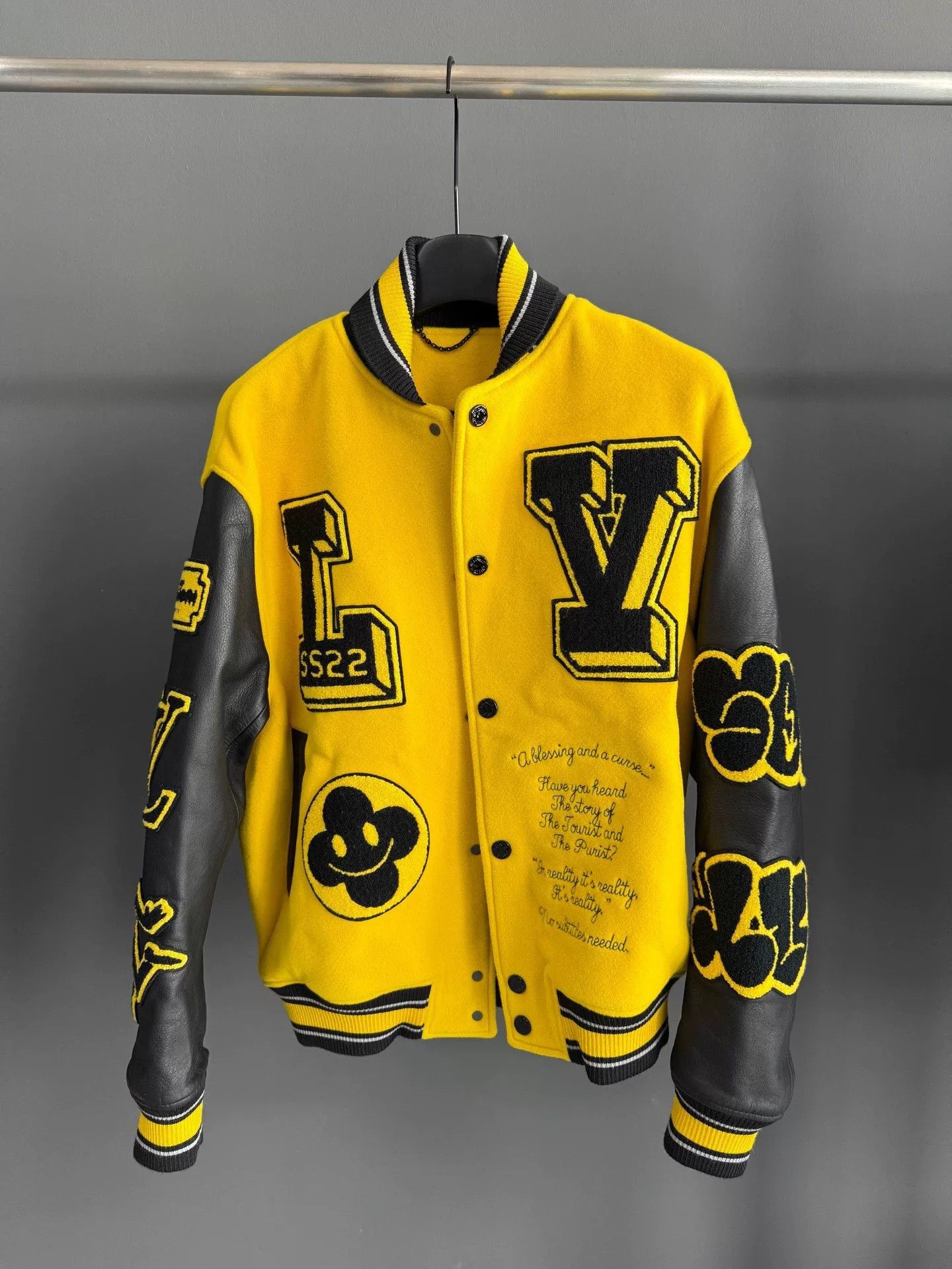 Louis Vuitton Louis Vuitton Embroidered Yellow Light Jacket 50 Men Size US XL / EU 56 / 4 - 1 Thumbnail