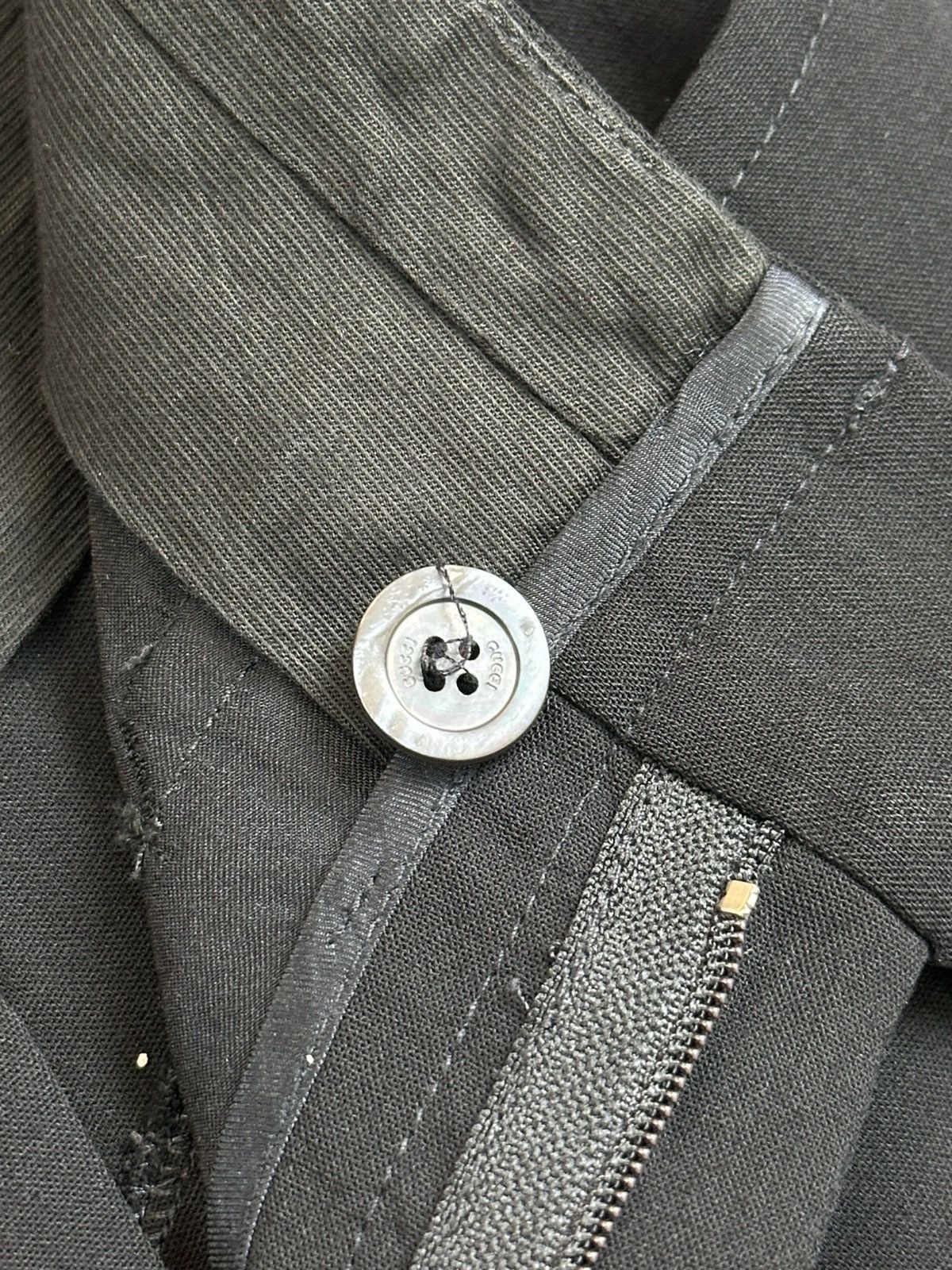 Gucci Gucci - Tom Ford 1999 - Buckled Waist Strap Wool Trouser Size 24" / US 00 / IT 34 - 12 Thumbnail