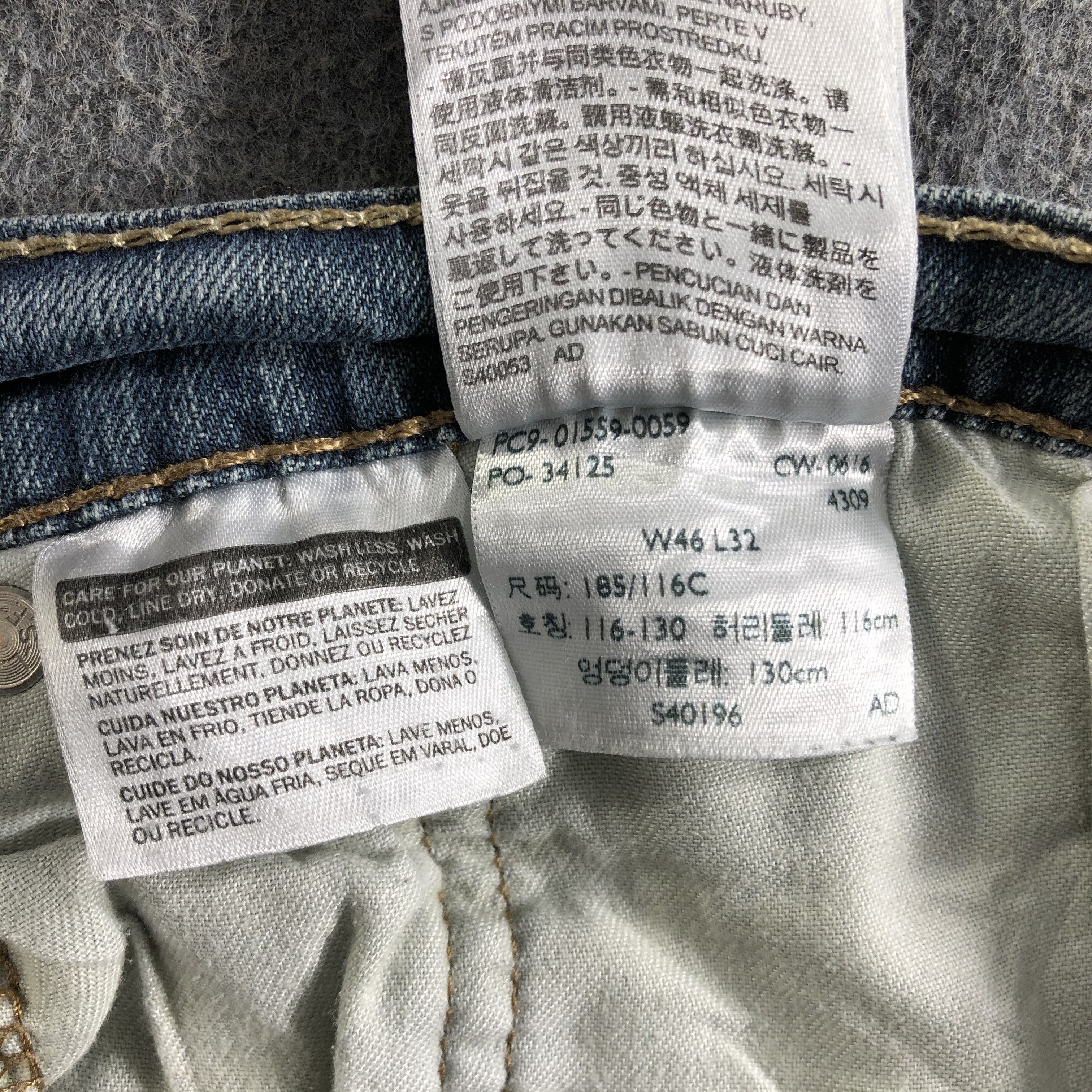 Levi's Vintage Blue Wash Levis 559 Jeans-J3521 Size US 44 / EU 60 - 11 Thumbnail