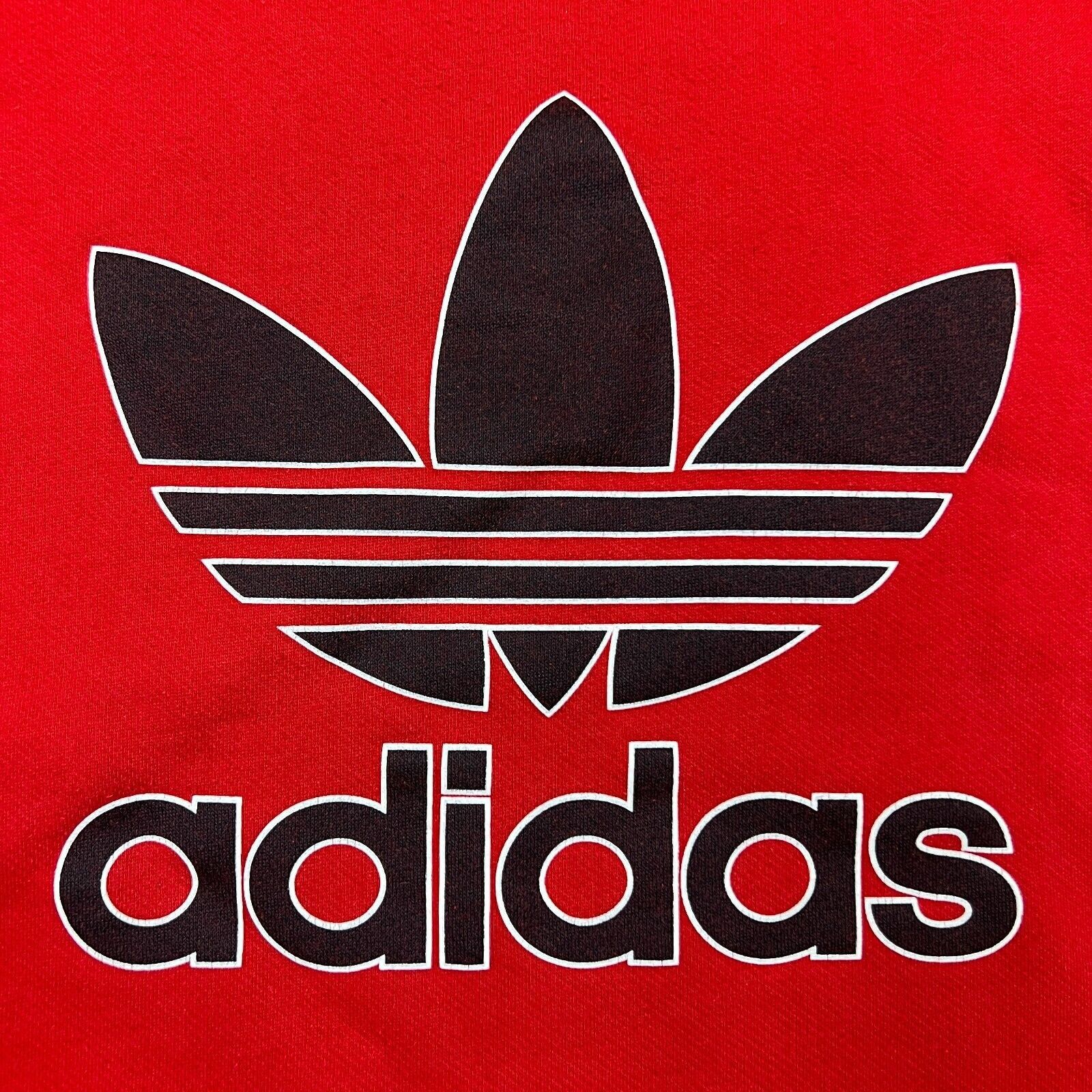 Adidas × Vintage Adidas Sweatshirt Large Trefoil Spell Out Pullover Crewneck Size US L / EU 52-54 / 3 - 2 Thumbnail