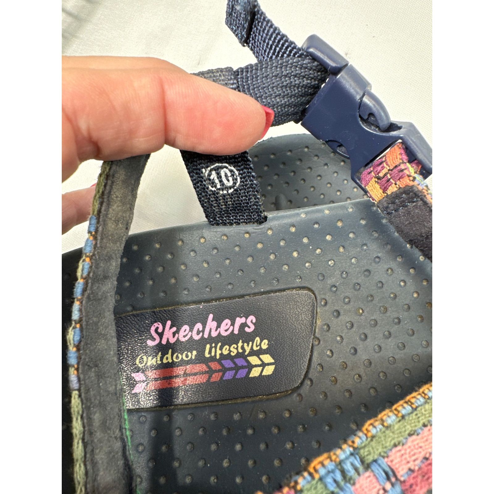 SKECHERS Skechers Reggae Boho Woven Strappy Slingback women sz 10 Size US 10 / IT 40 - 6 Thumbnail