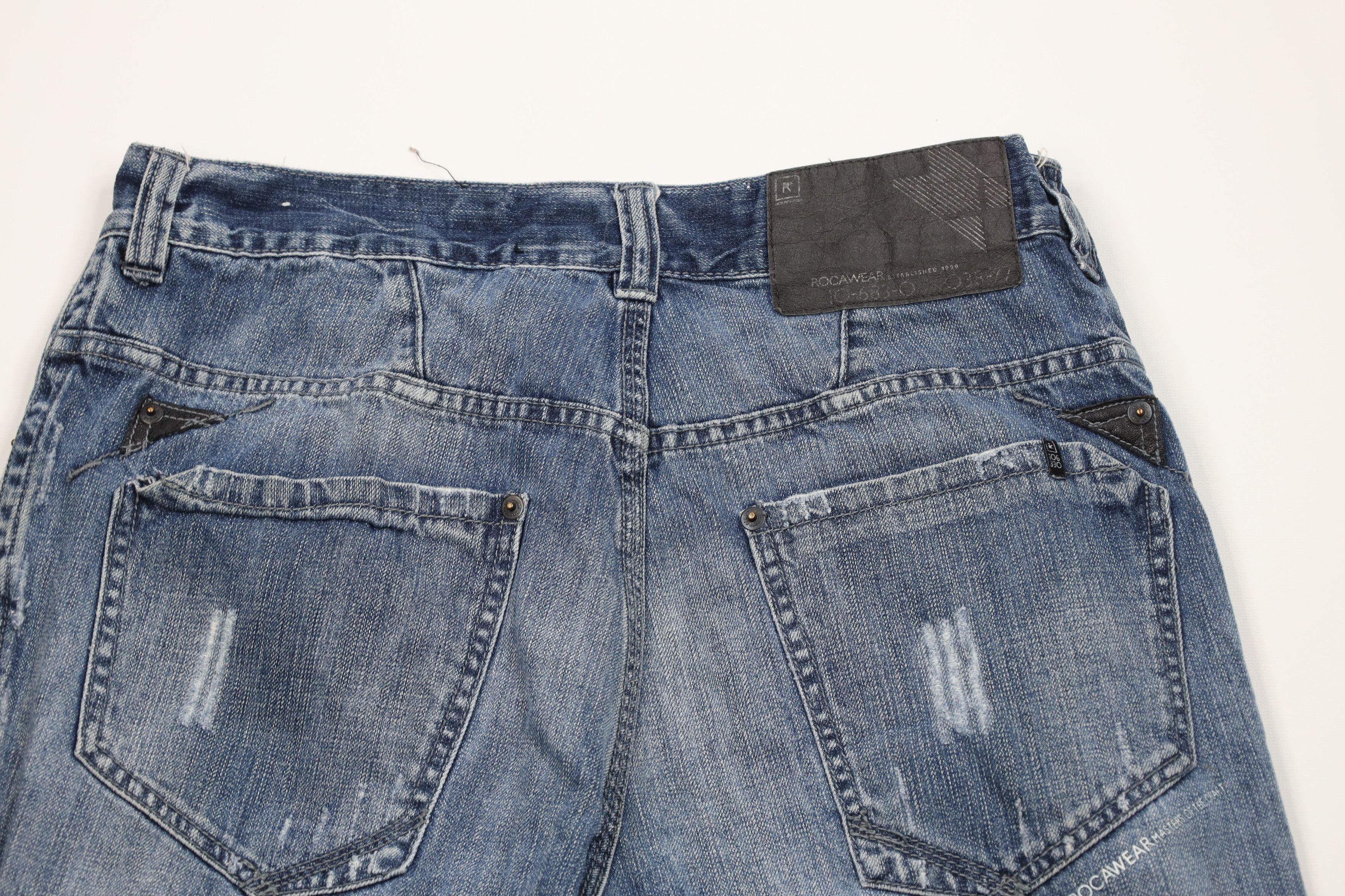 Rocawear Vintage Rocawear Baggy Wide Leg Denim Jeans Blue Cotton Size US 34 / EU 50 - 11 Thumbnail