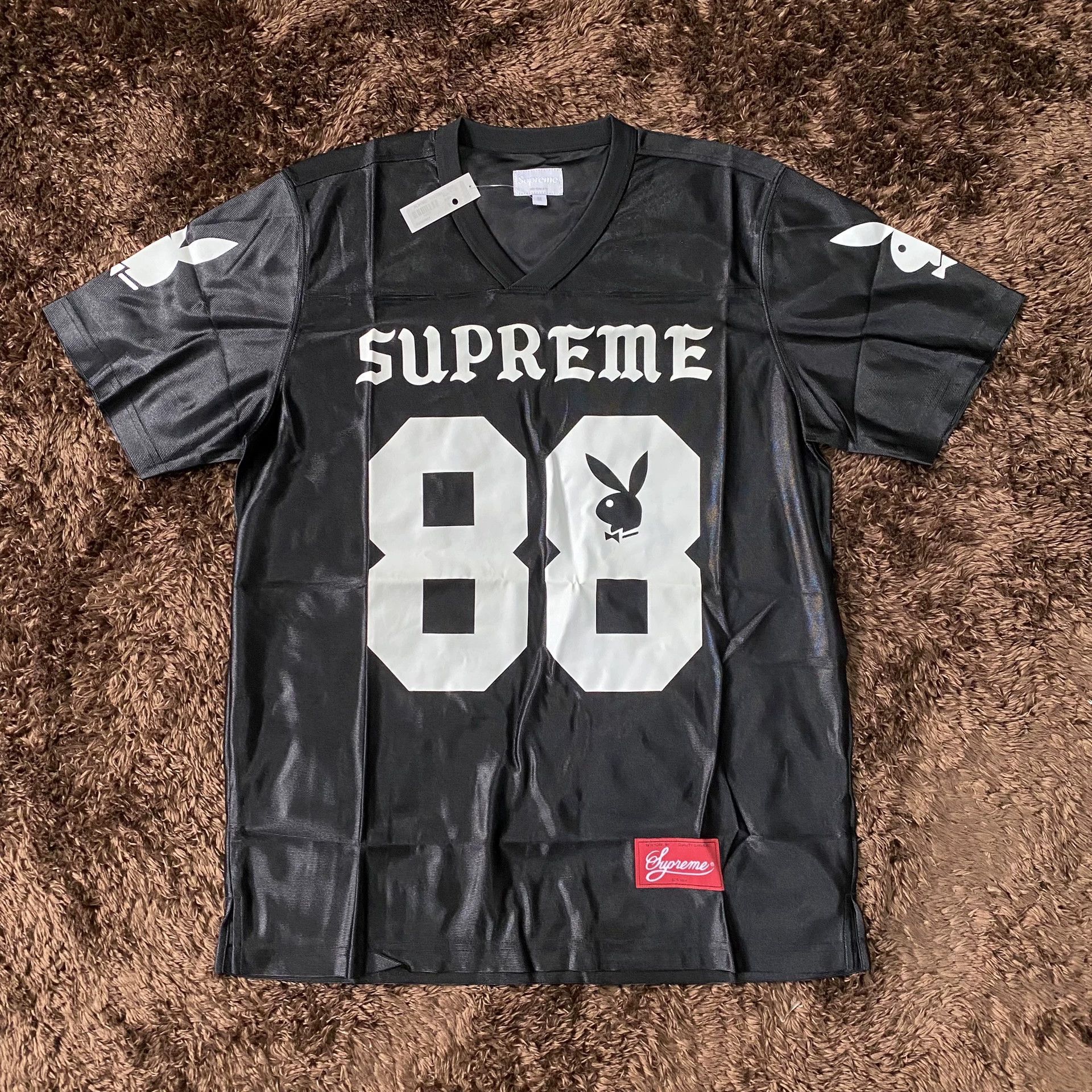 Supreme Supreme Bandana Football Jersey Black M | Grailed