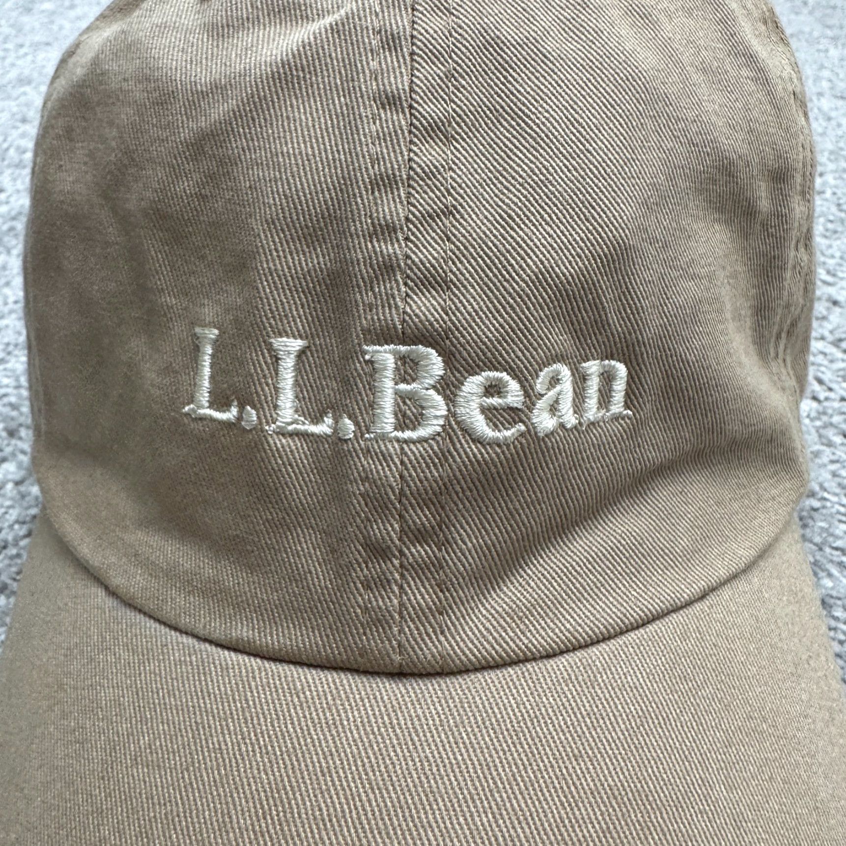 Vintage L.L. Bean Powercap LED Lighted Strapback Baseball Cap Hat Mens Tan Adjustable Cap Size ONE SIZE - 7 Thumbnail