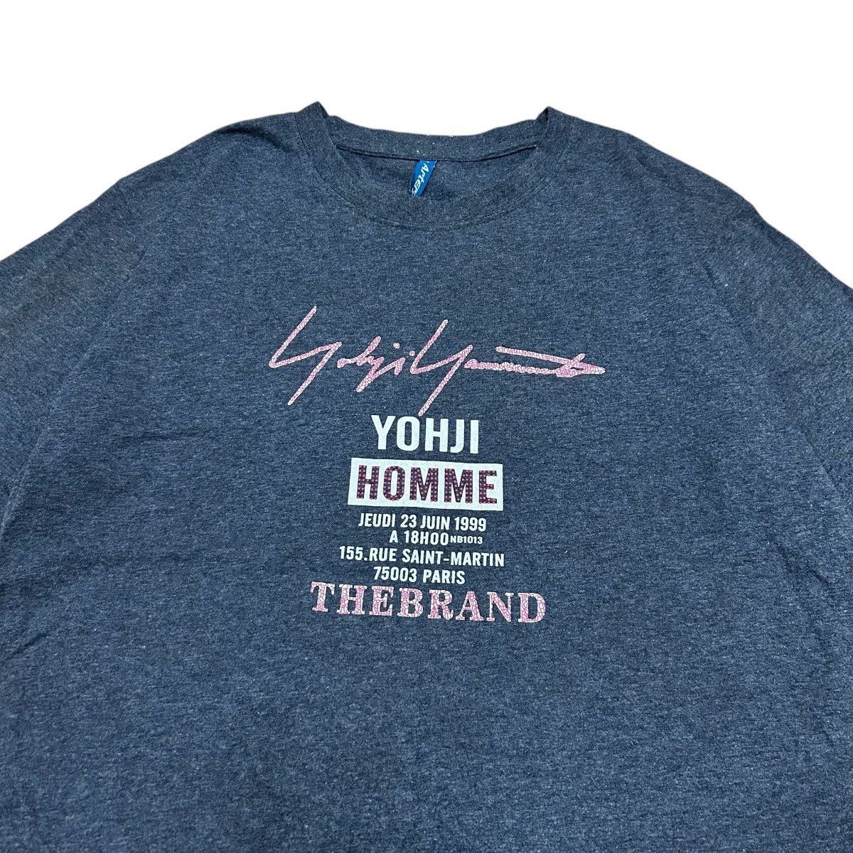 Japanese Brand Japanese YOHJI YAMAMOTO Homme Tshirt Size US M / EU 48-50 / 2 - 3 Thumbnail