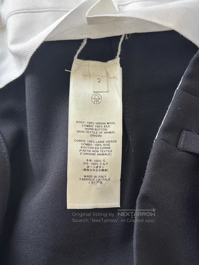 The Row The Row size 2 Navy blue wool trousers Size 24" / US 00 / IT 34 - 6 Thumbnail