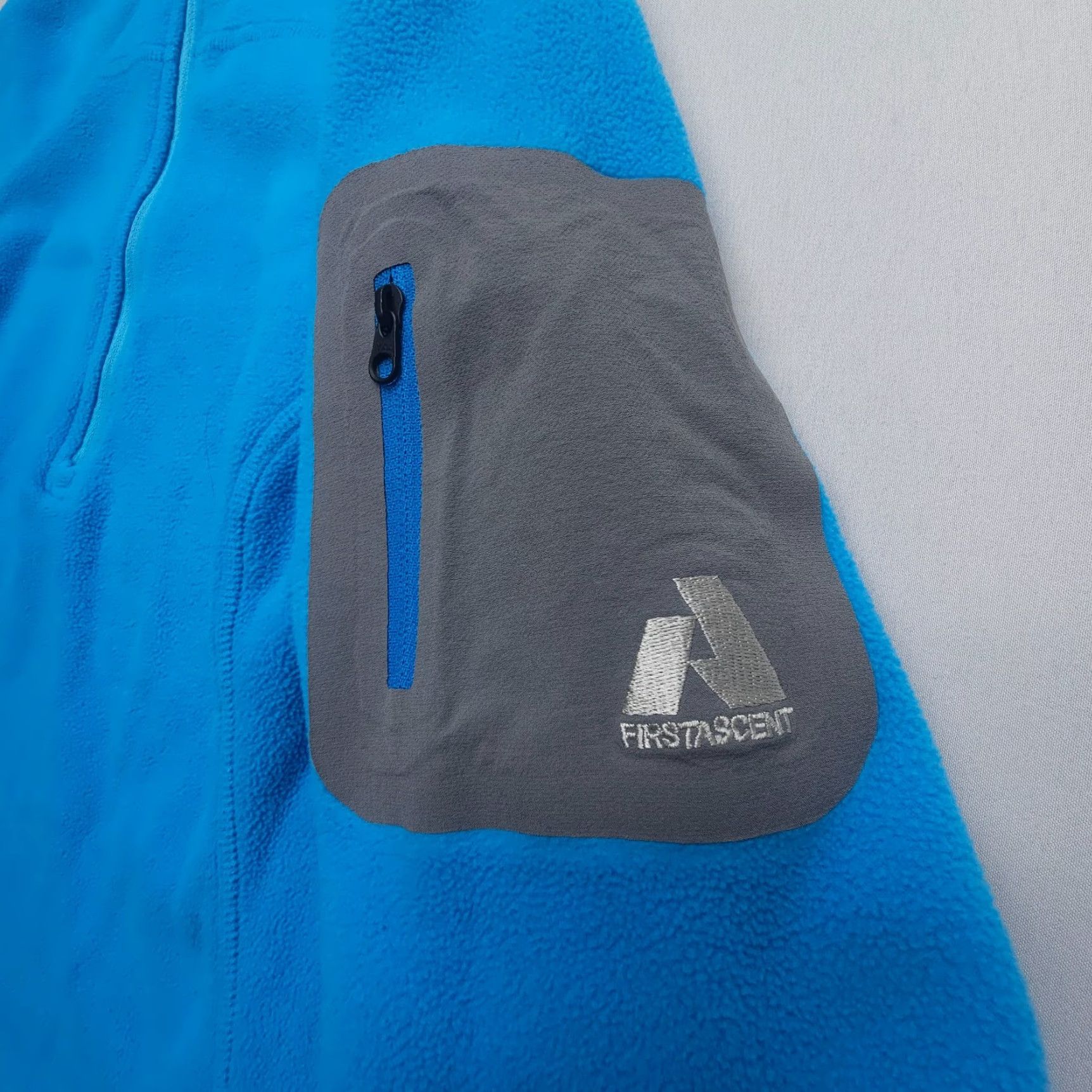 Eddie Bauer Eddie Bauer First Ascent Half Zip Fleece Pullover Light Jacket Large Tall Blue Size L / US 10 / IT 46 - 4 Thumbnail